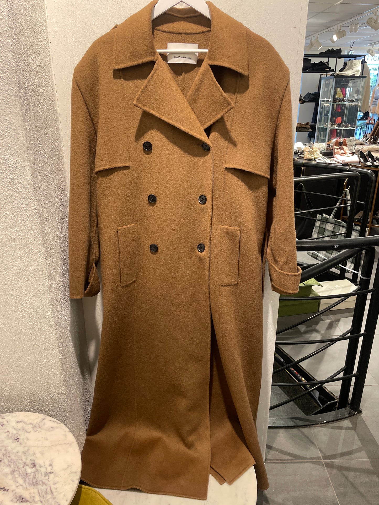 The Frankie Shop - Oversized Coat – One Size / Camel -  Medinas Wardrobe