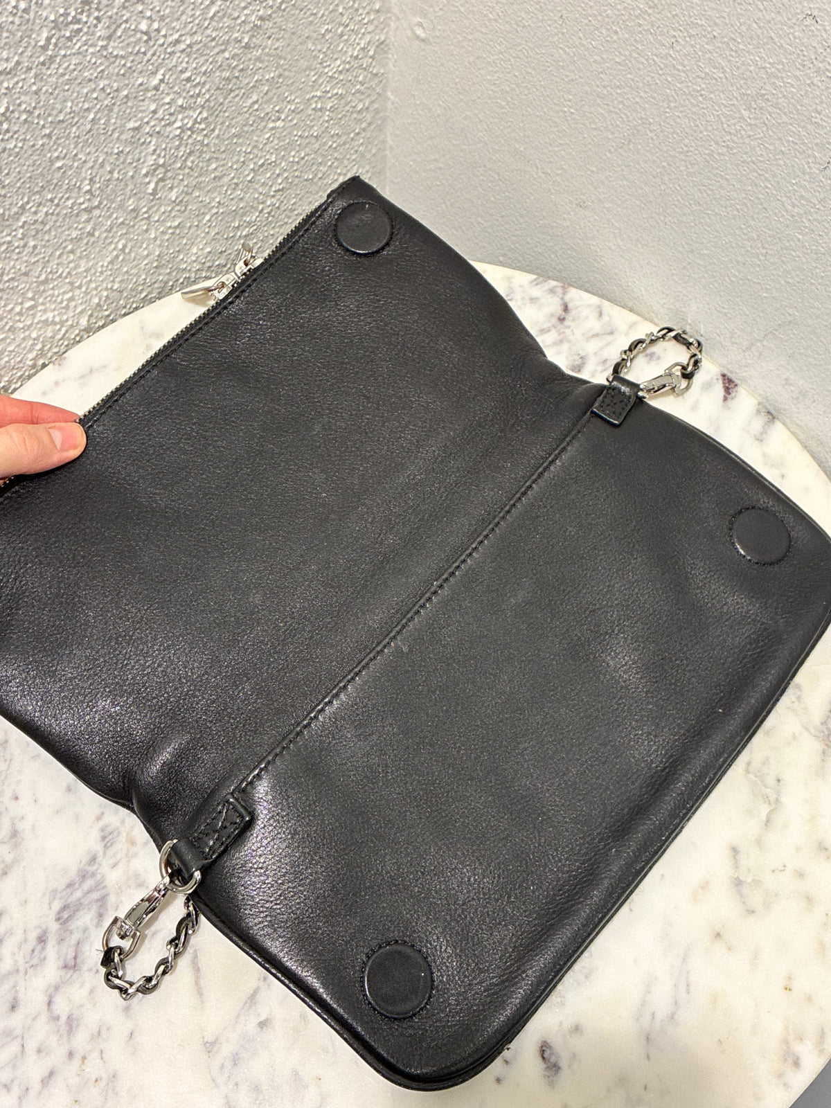 Zadig & Voltaire Bag - Black Leather & Silver Hardware