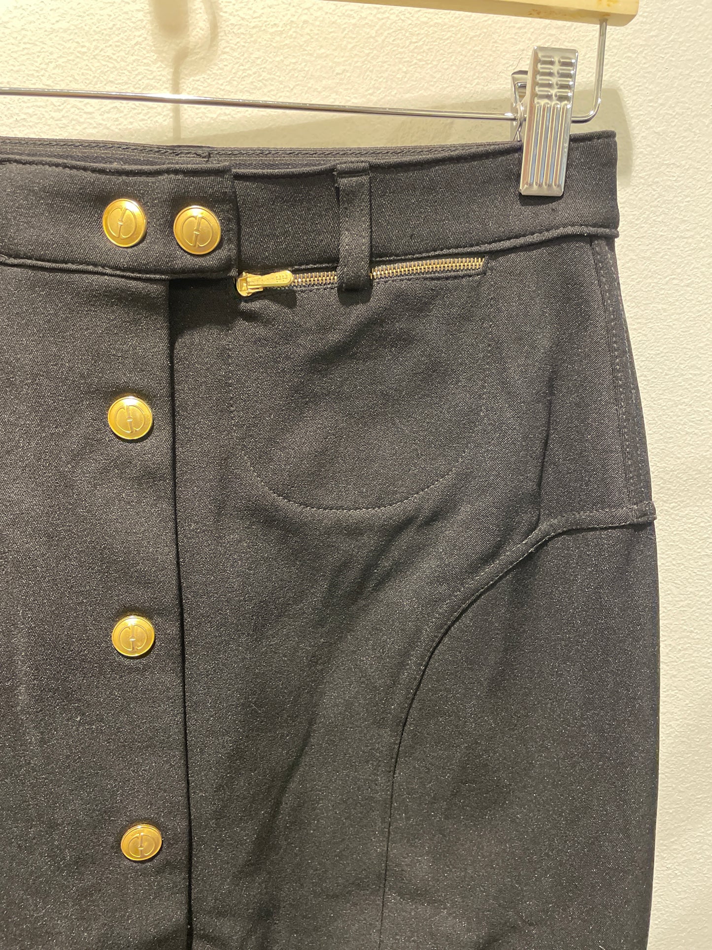 Gucci Skirt – Gold GG buttons - S/M