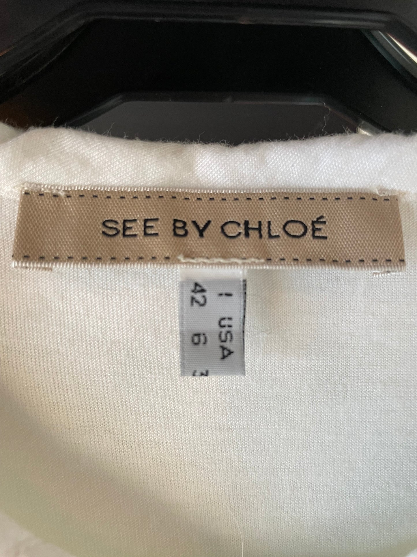 Skjortebluse - hvid - Chloe - 38