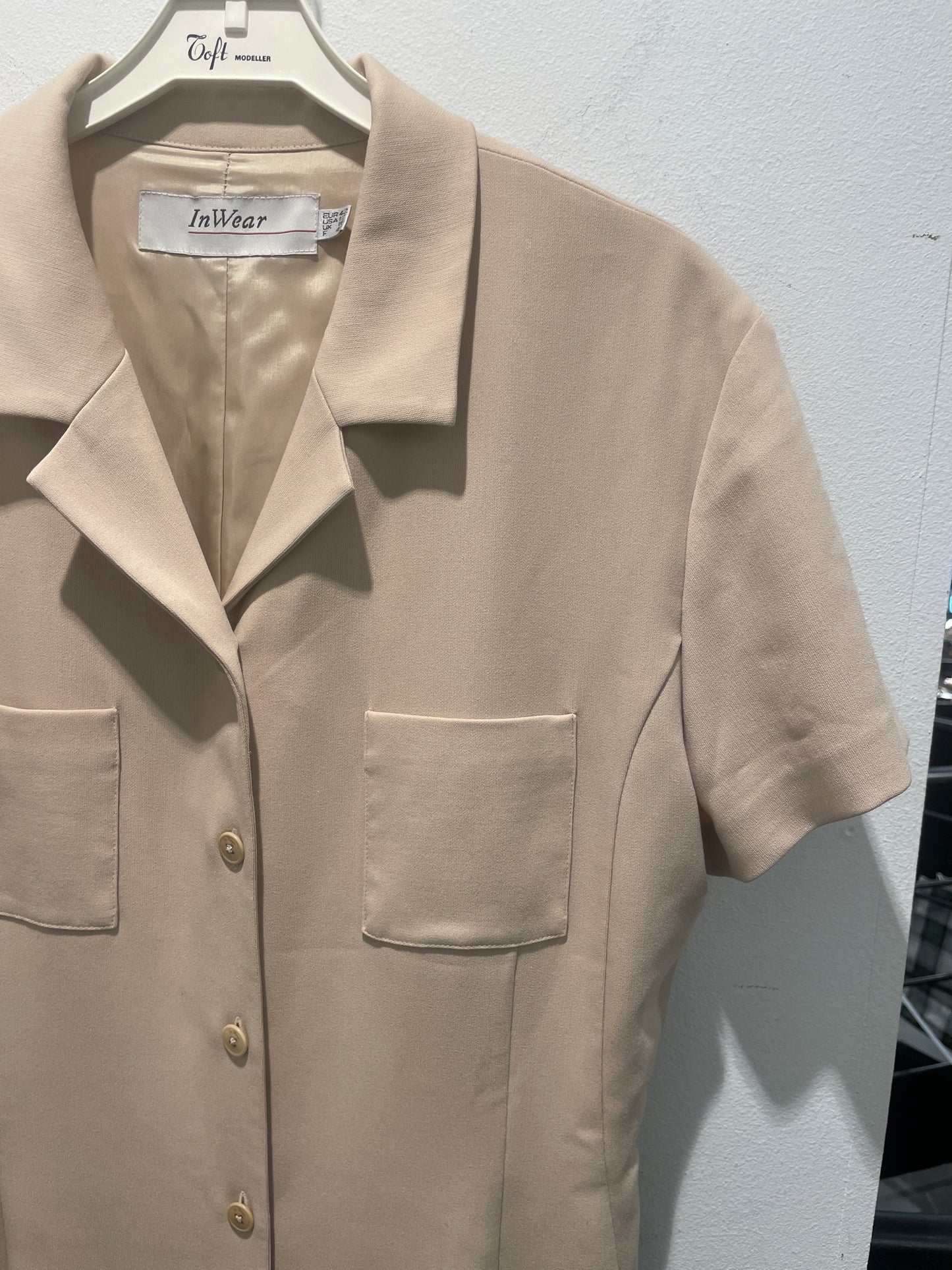 InWear Long Shirt Dress - sand/beige - EU42
