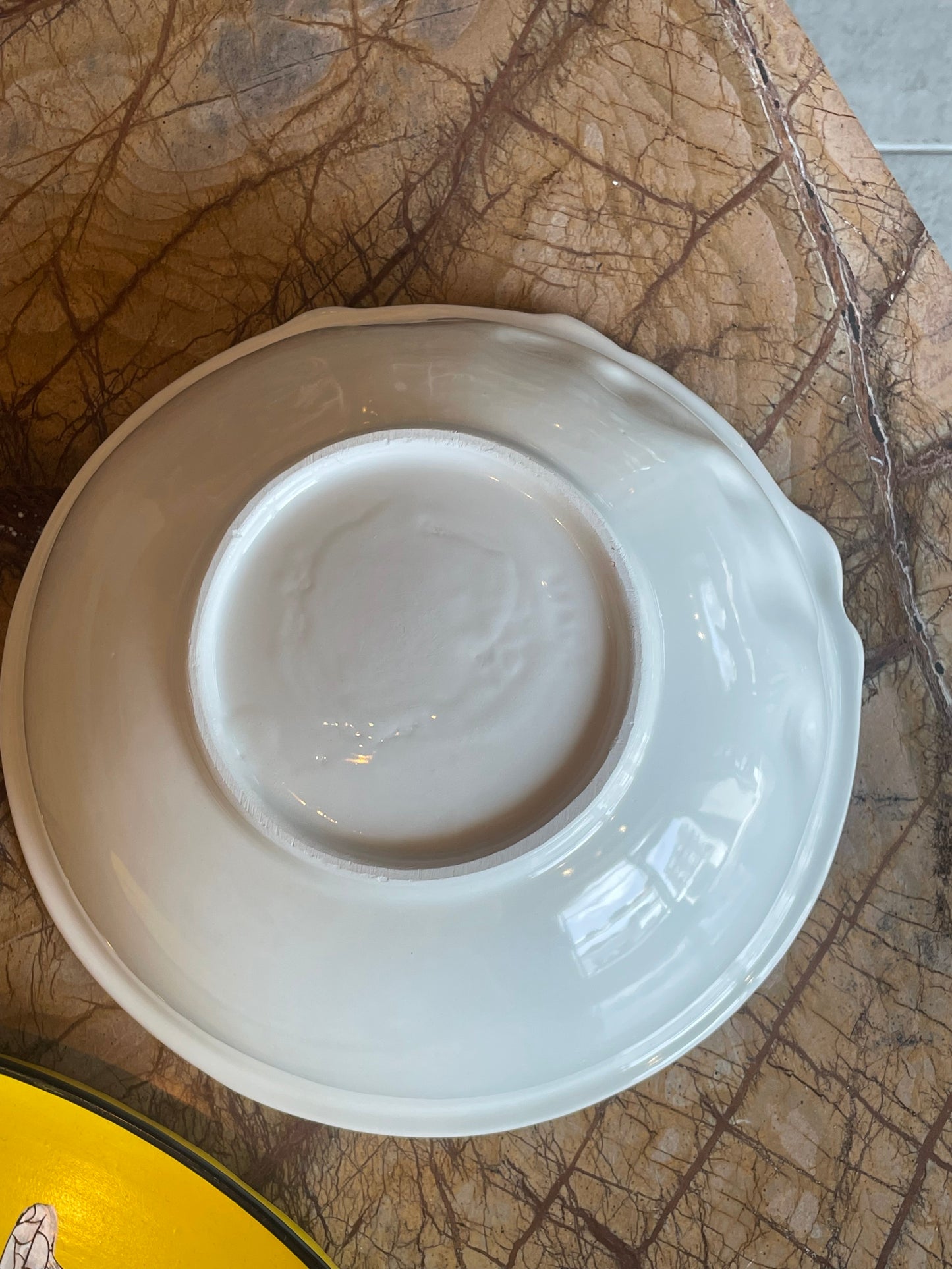 Skål med olivenranker - Italiensk porcelæn