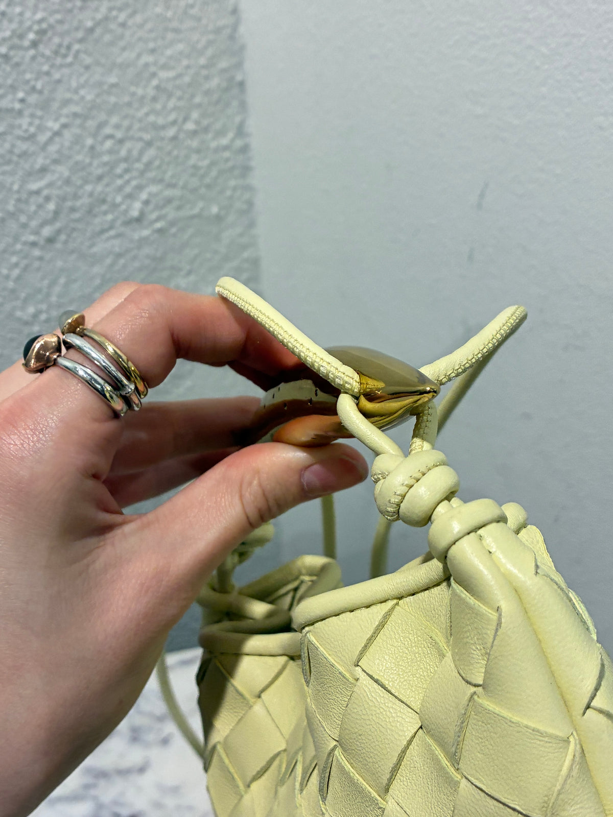 Bottega Veneta - Mini Sardine - Ice Cream Yellow - Medinas Wardrobe