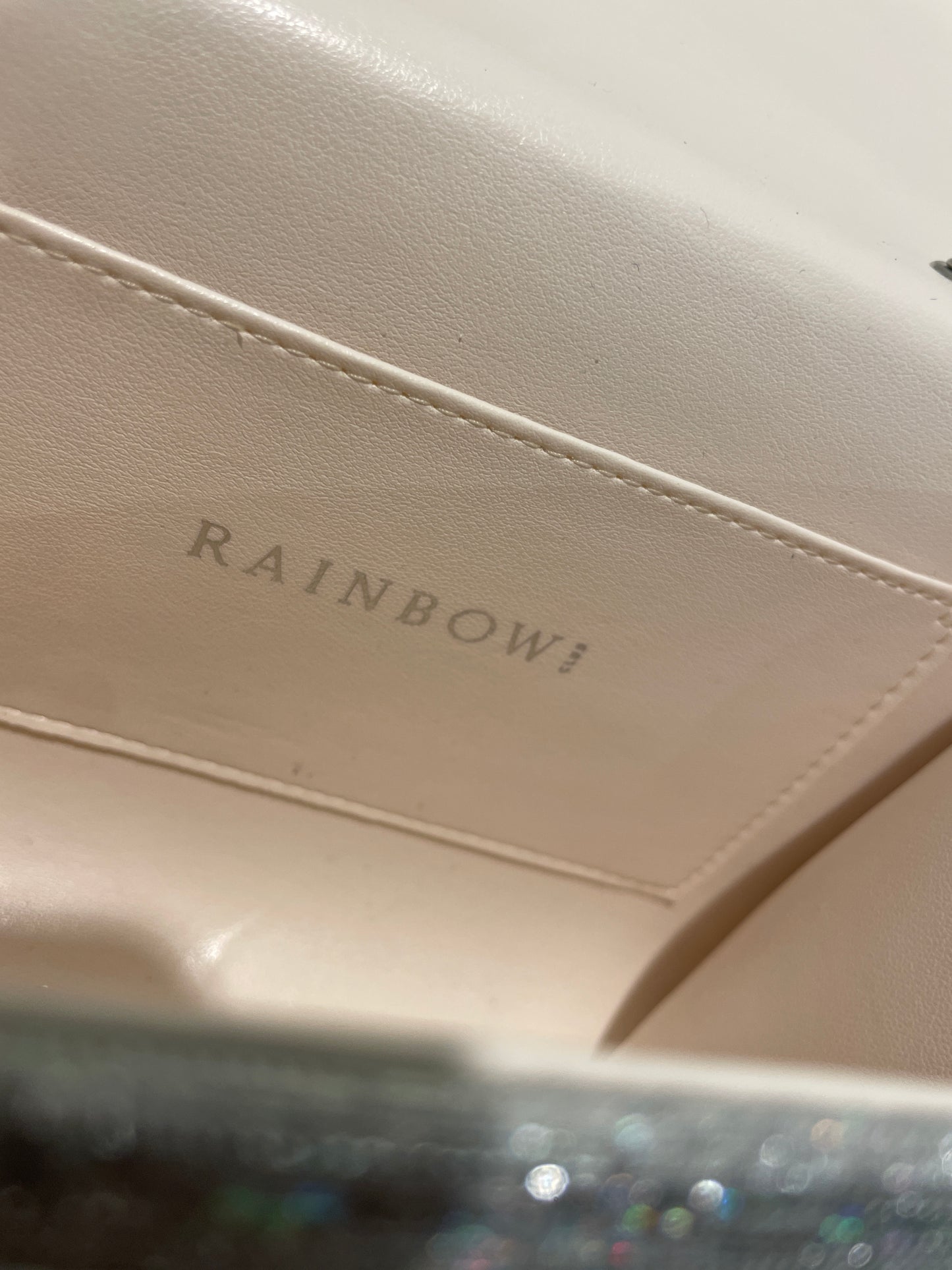 Rainbow Club Shimmer Envelope Clutch