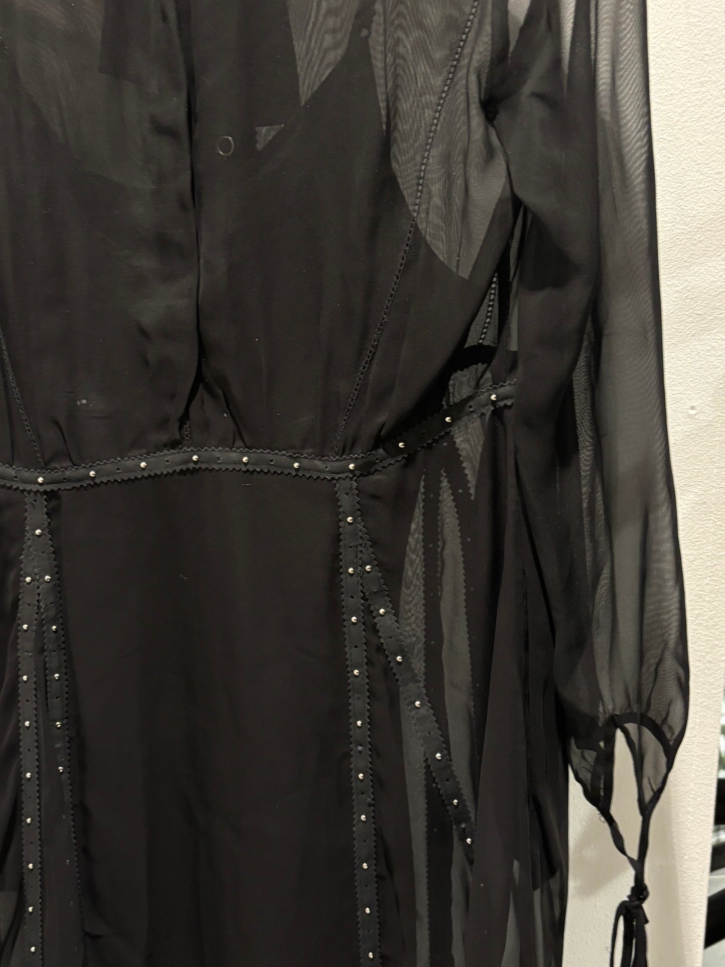 Coach - unique vegan silk dress -  Sz 2 /XS