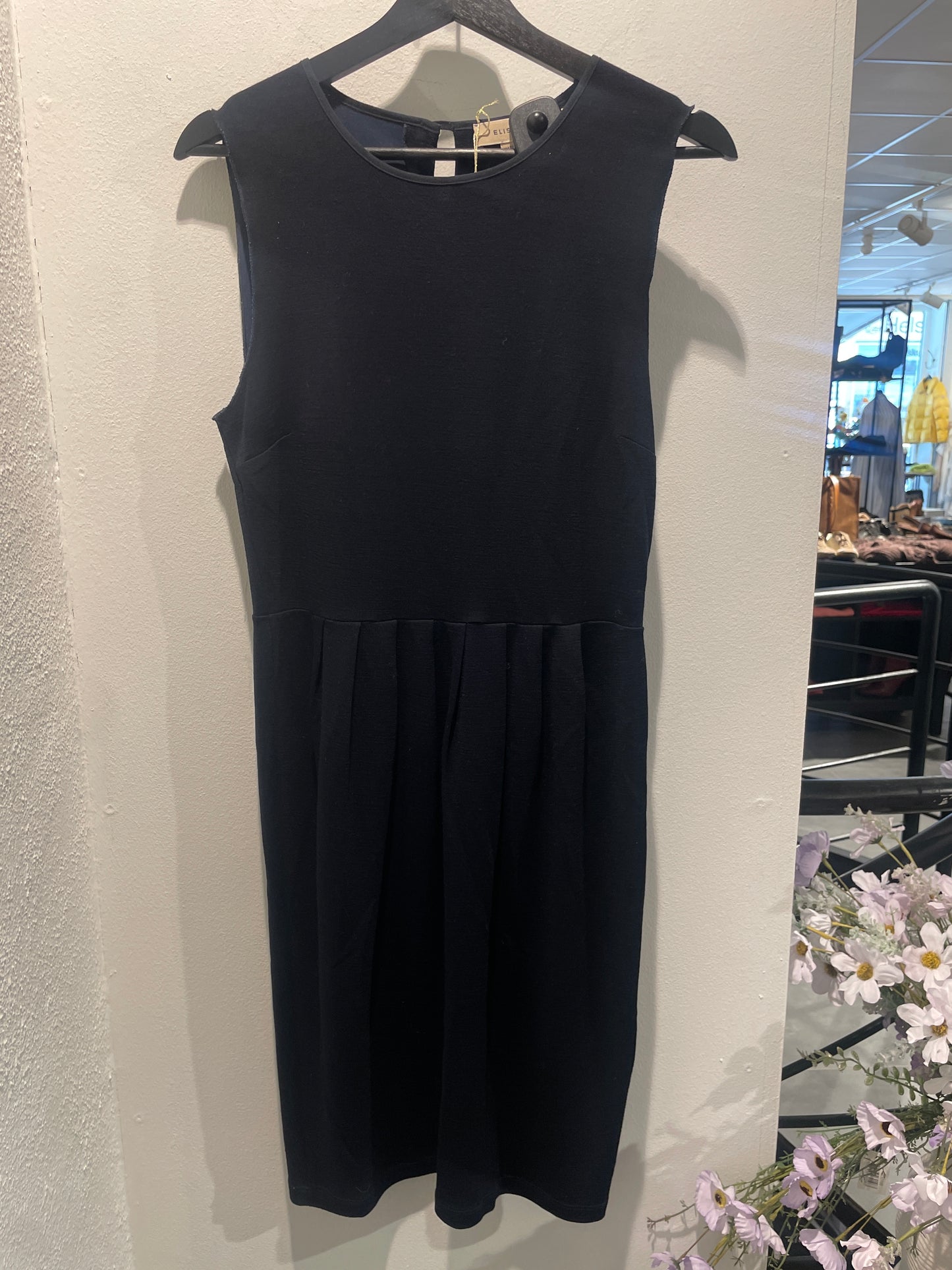 Elise Gug dress - Fine black wool - EU40