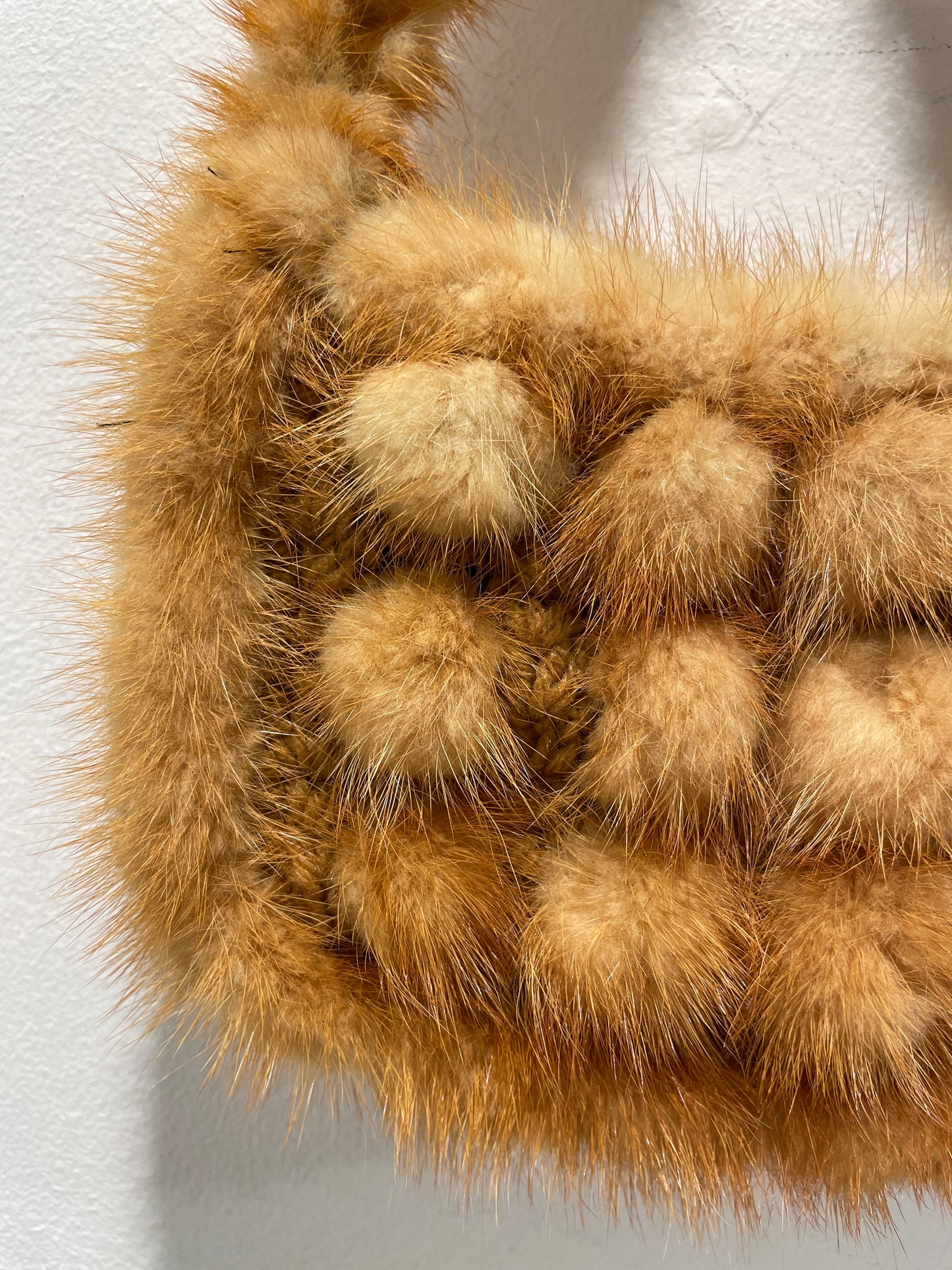 Bag of genuine mink