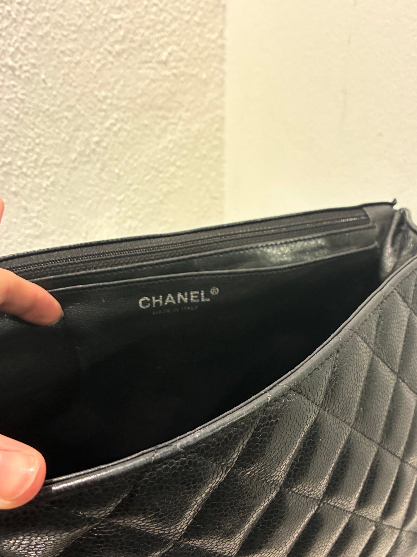 Chanel Jumbo Classic Single Flap – Black Caviar & Silver Hardware