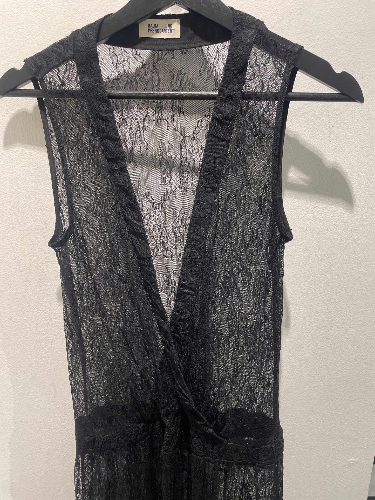 Baum & Pferdgarten - Black dress w. laces - EU36 - Medinas Wardrobe
