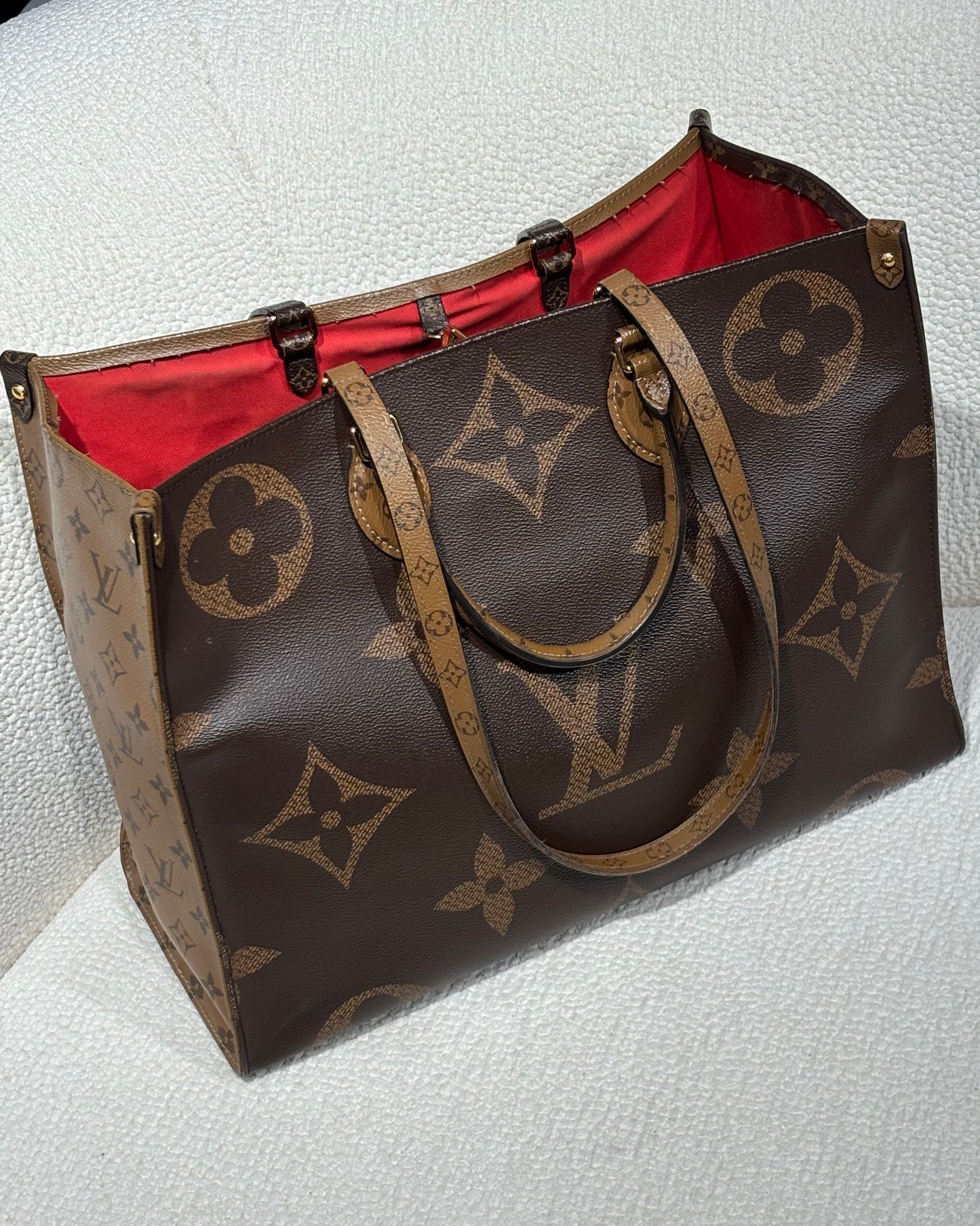 Louis Vuitton – Onthego- Brown & Light Brown Monogram Tote