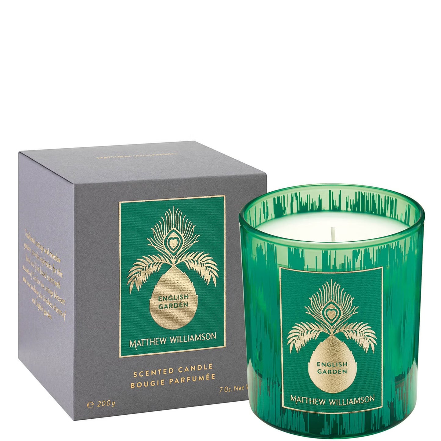 Matthew Williamson duftlys, English Garden, 200 gram, Vegansk
