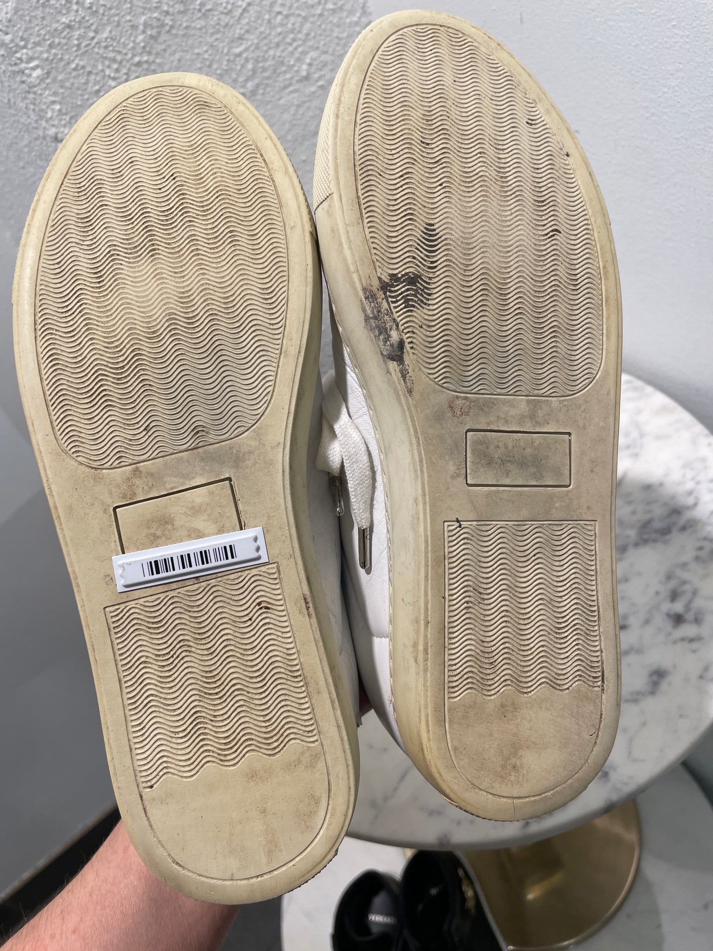 Zadig & Voltaire White Leather ZV1747 Sneakers - 38