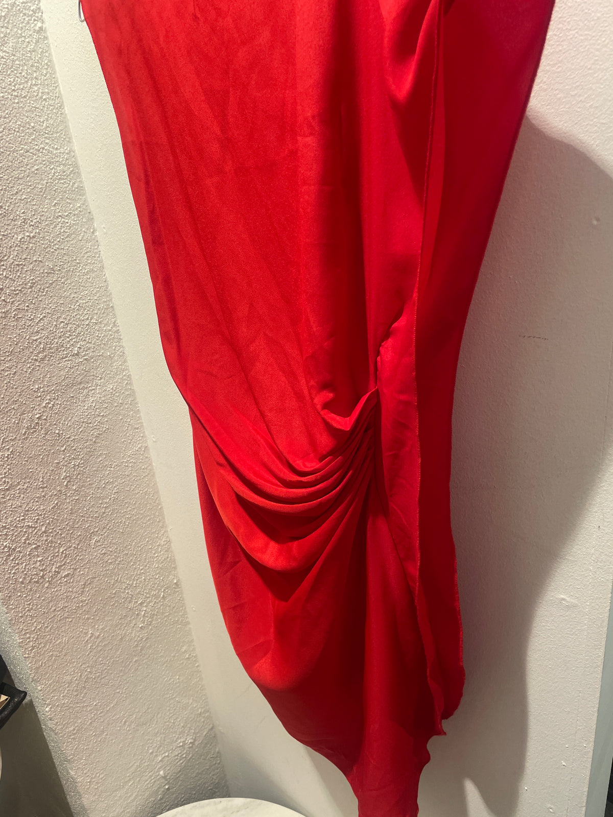 Cocoa by Alf & Terrie Sevilla red draped dress - EU 38