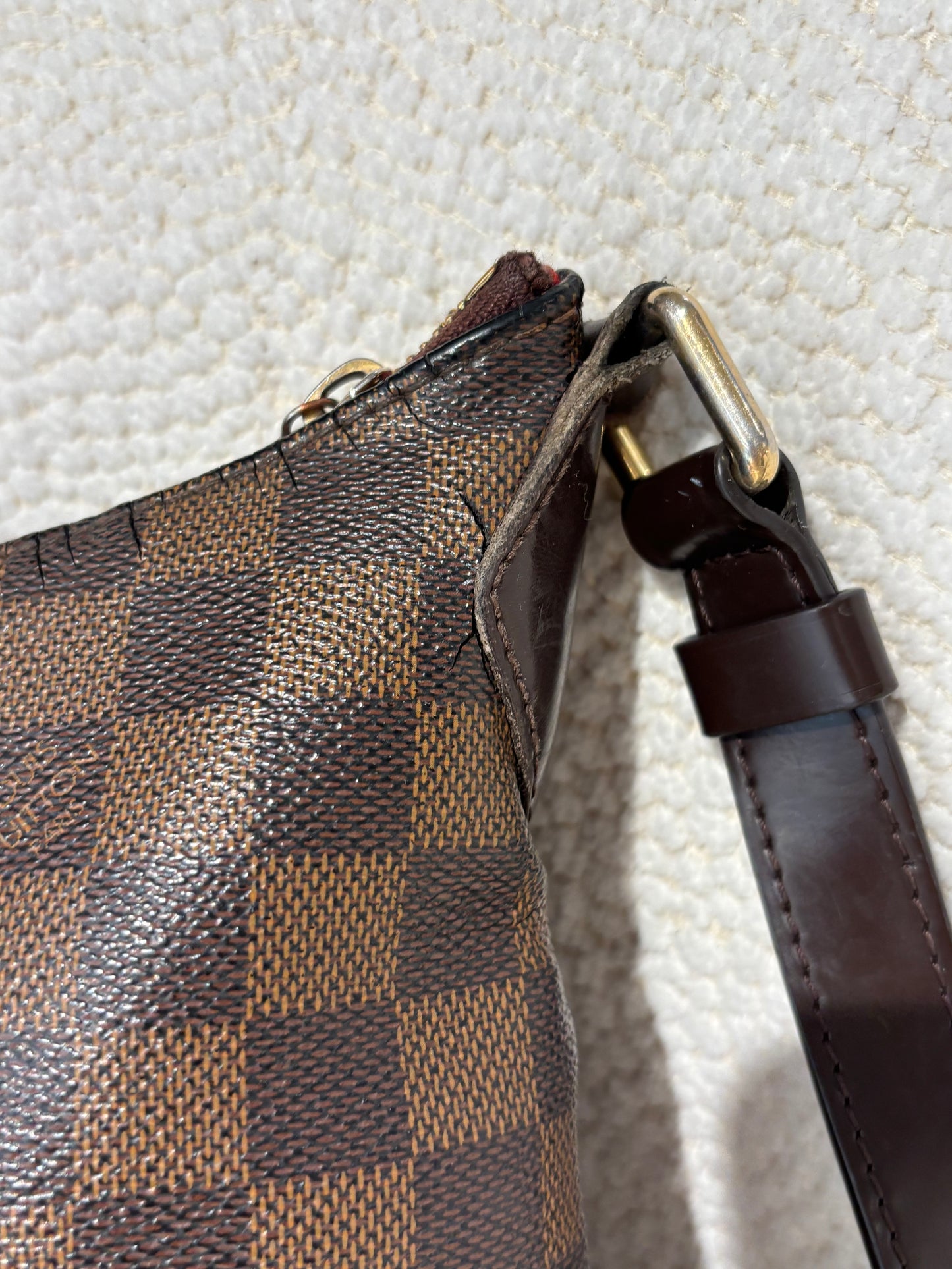 Louis Vuitton Bloomsbury PM Bag – Damier Ebene Logo Canvas