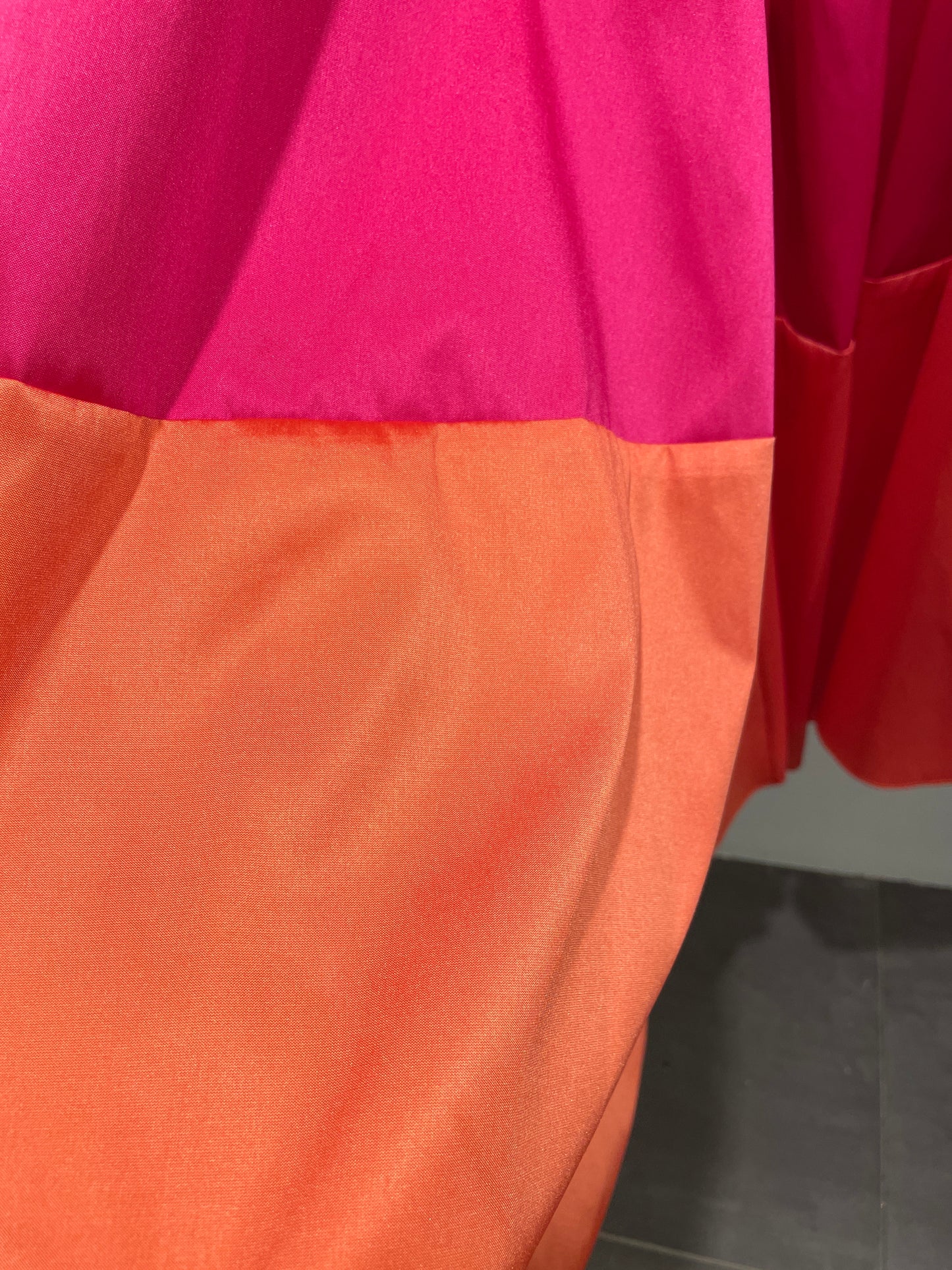 Emily Shalant Set – Orange & Pink Silk – Fits S/M