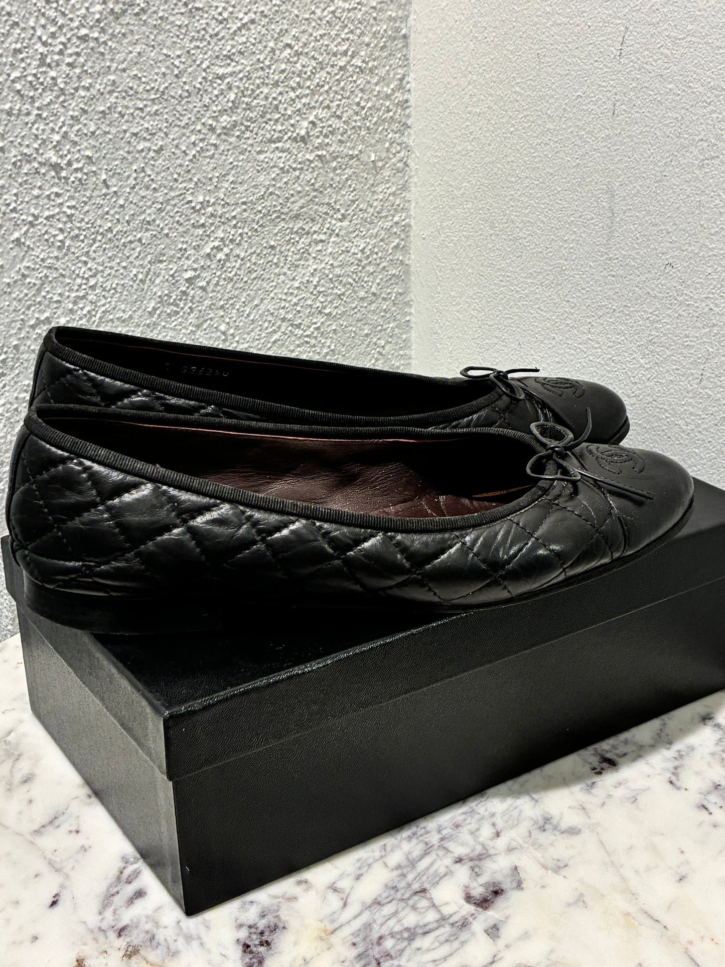 Chanel Ballerinas - Black Quilted La - EU 41C