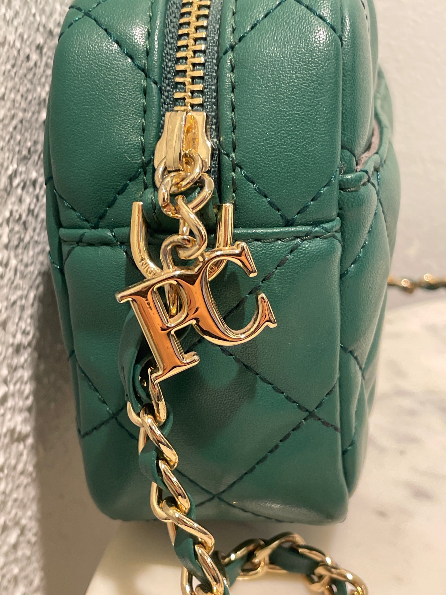 Pierre Cardin Quilted Leather Crossbody Bag