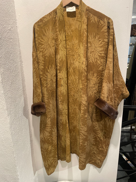 Rigmor - Rope/kimono w. mink