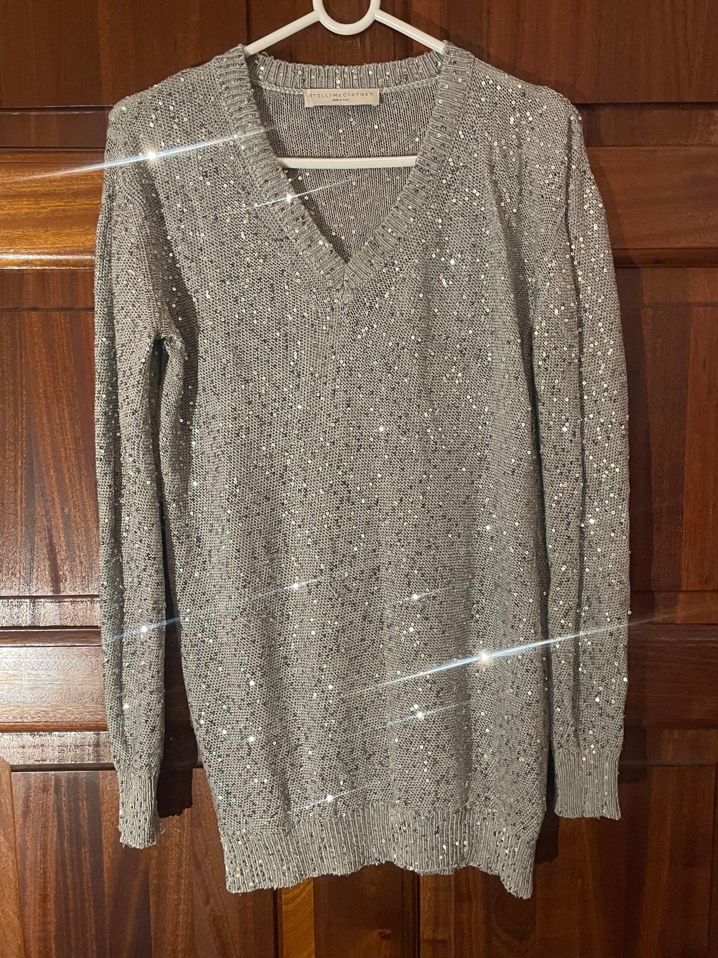 Strik m pailetter - Stella McCartney - str S og M