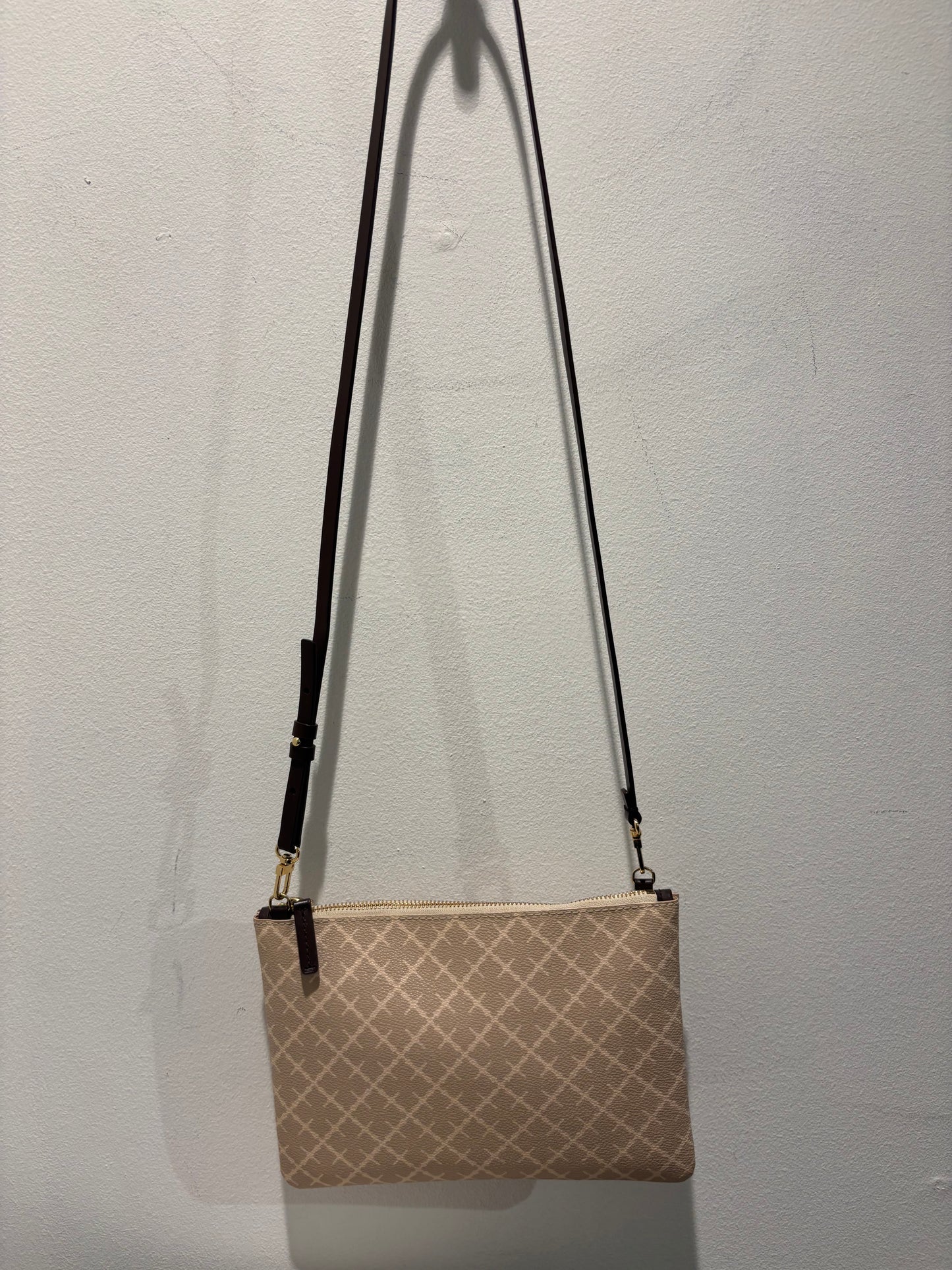 Malene Birger - Shoulder Bag  - Beige Monogram - Medinas Wardrobe
