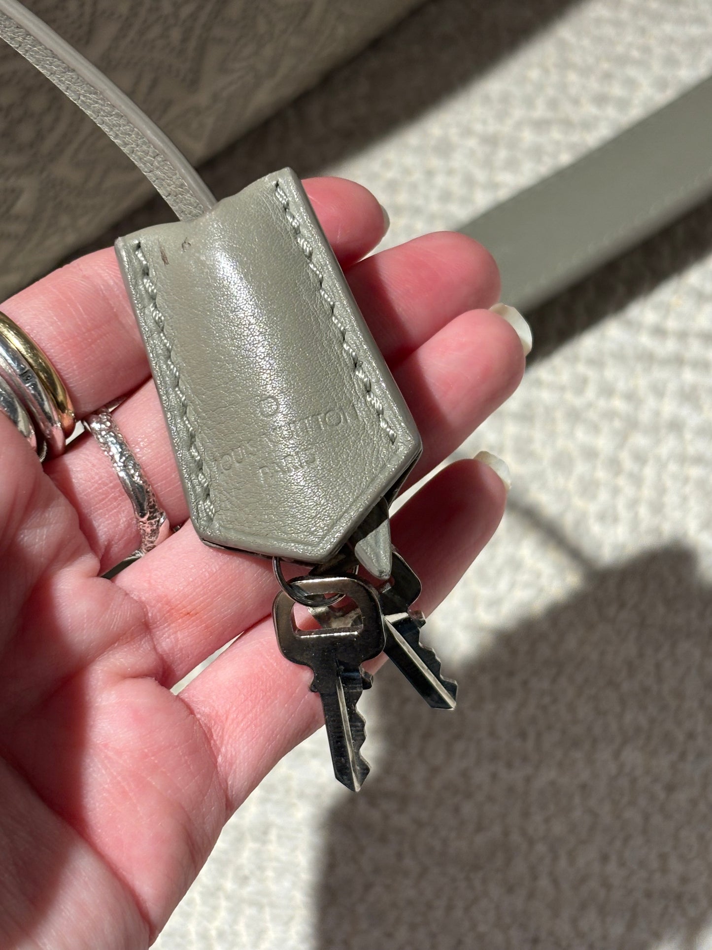 Louis Vuitton Antheia Ixia Bag – Monogram Leather in Grey