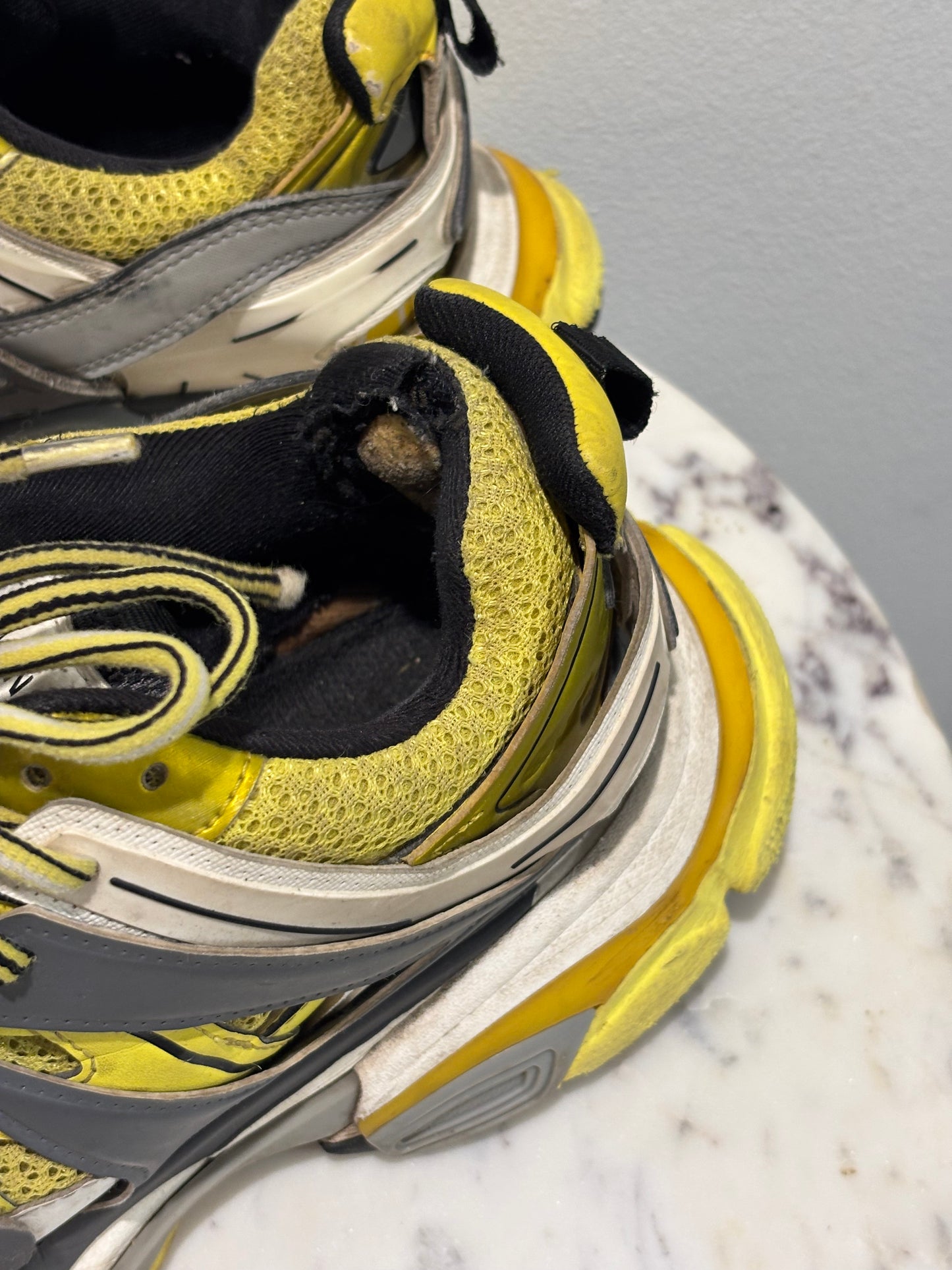 Balenciaga - Track 1.0 - Yellow/Grey/White - EU39 - Medinas Wardrobe