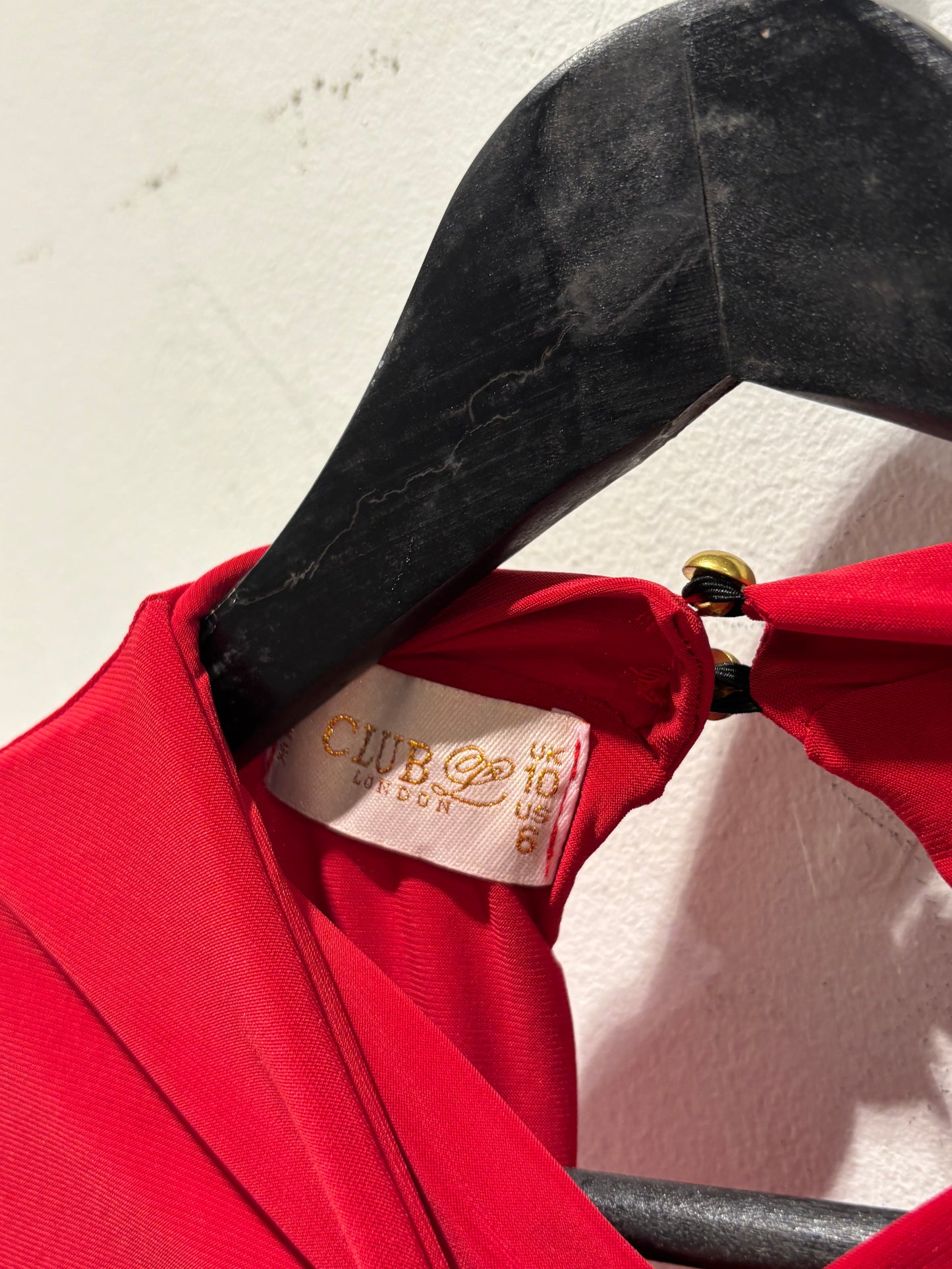 Club L London - Dress - Red -Medinas Wardrobe - S
