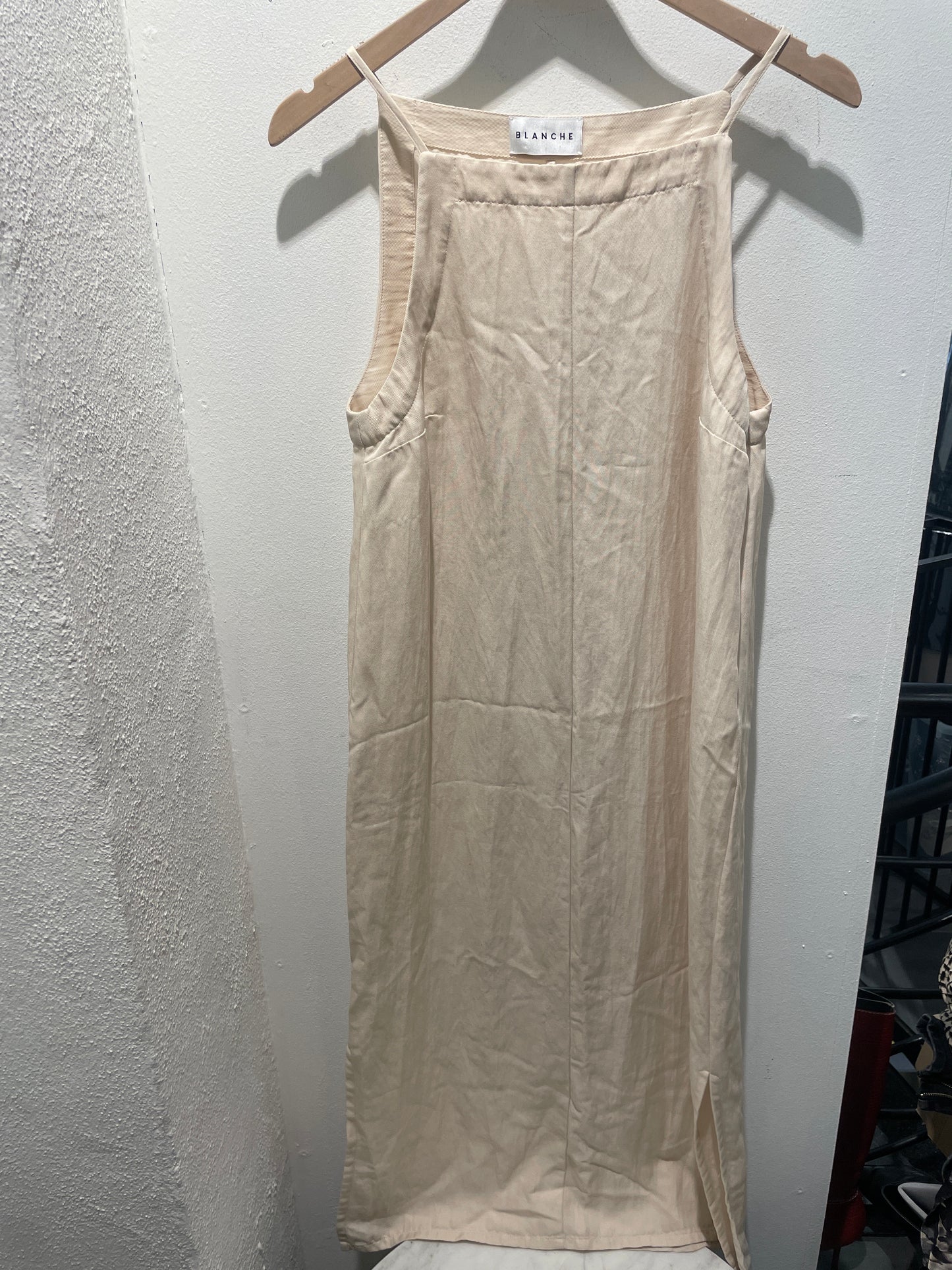 Blanche Sleeveless Midi Dress – Ecru - S