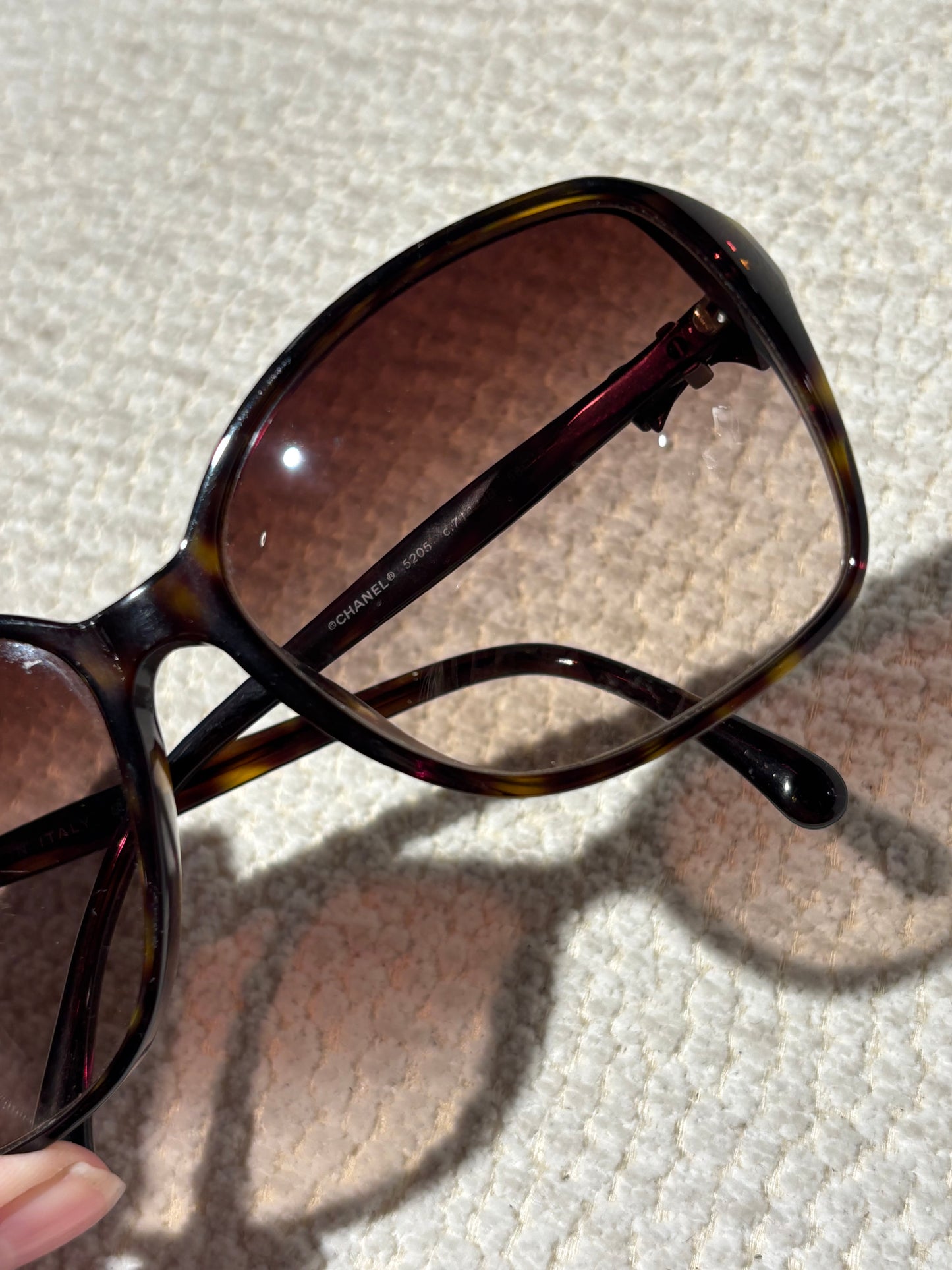 Chanel Sunglasses - Brown with Bow