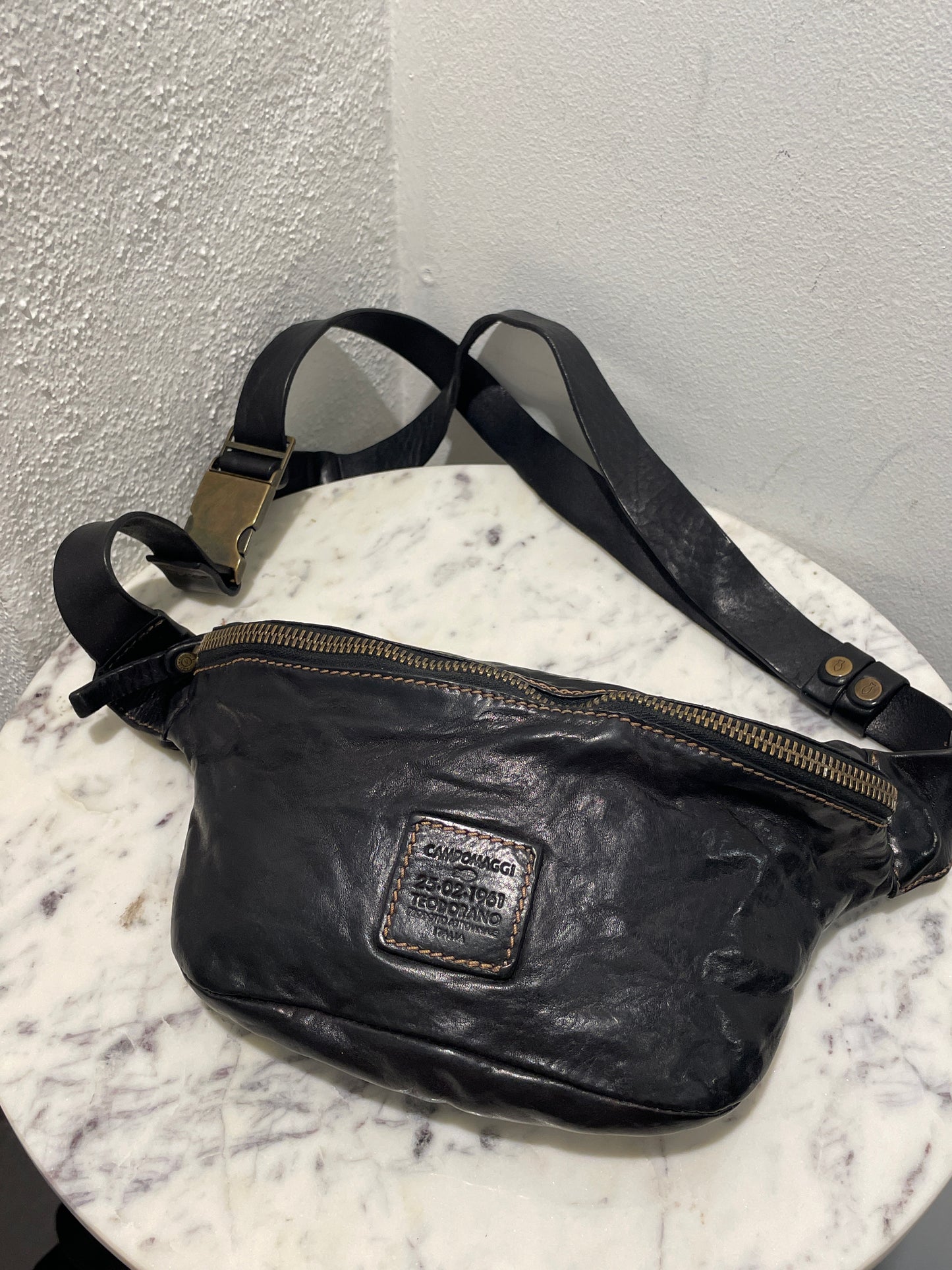 Campomaggi Leather Belt Bag – One Size / Dark Brown