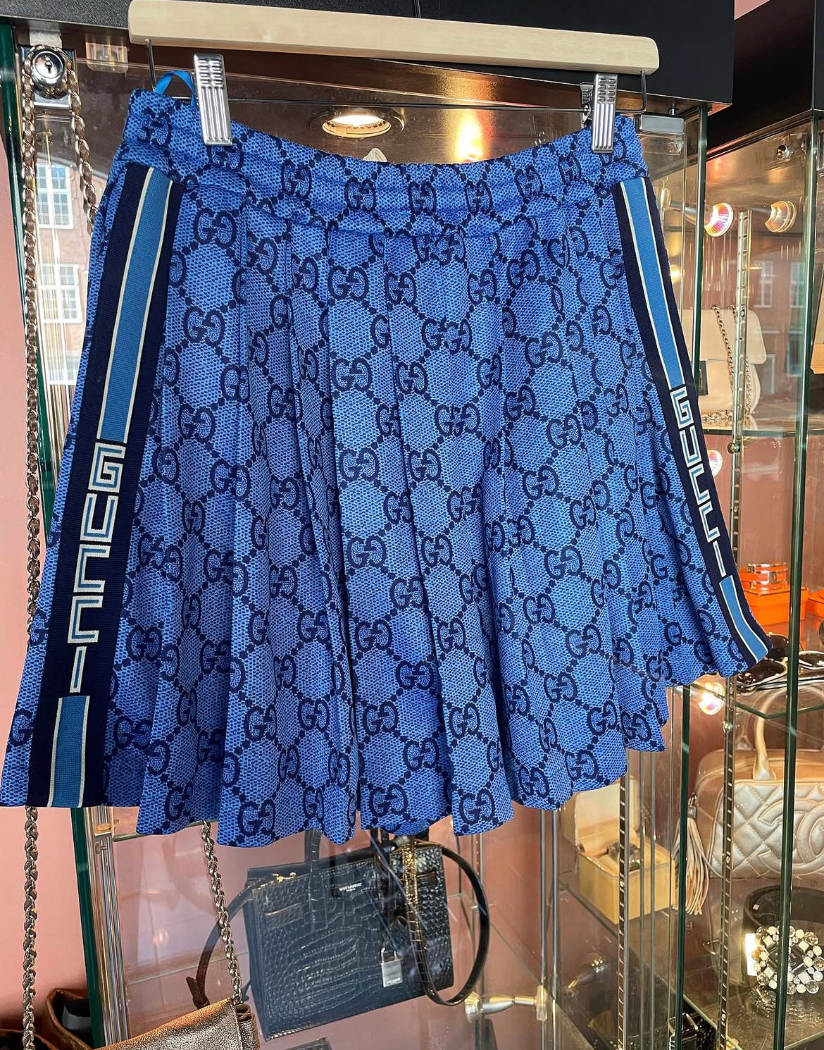 Gucci shorts - Blå m. monogram - Medium
