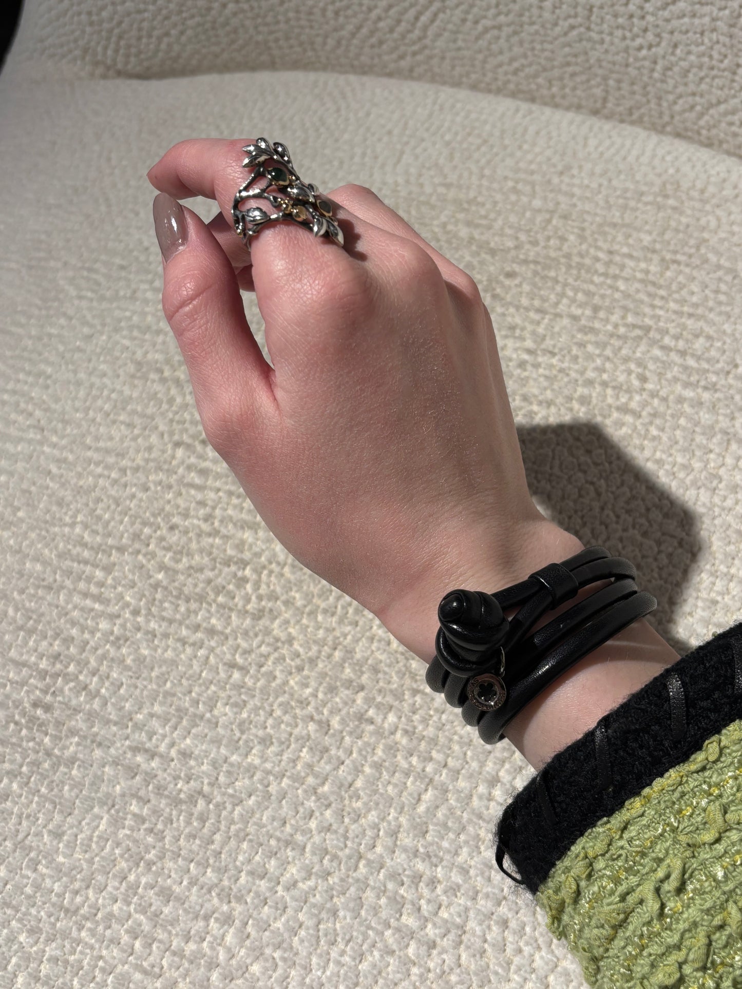 Ole Lynggard Copenhagen - Sweet Drops Bracelet in Leather