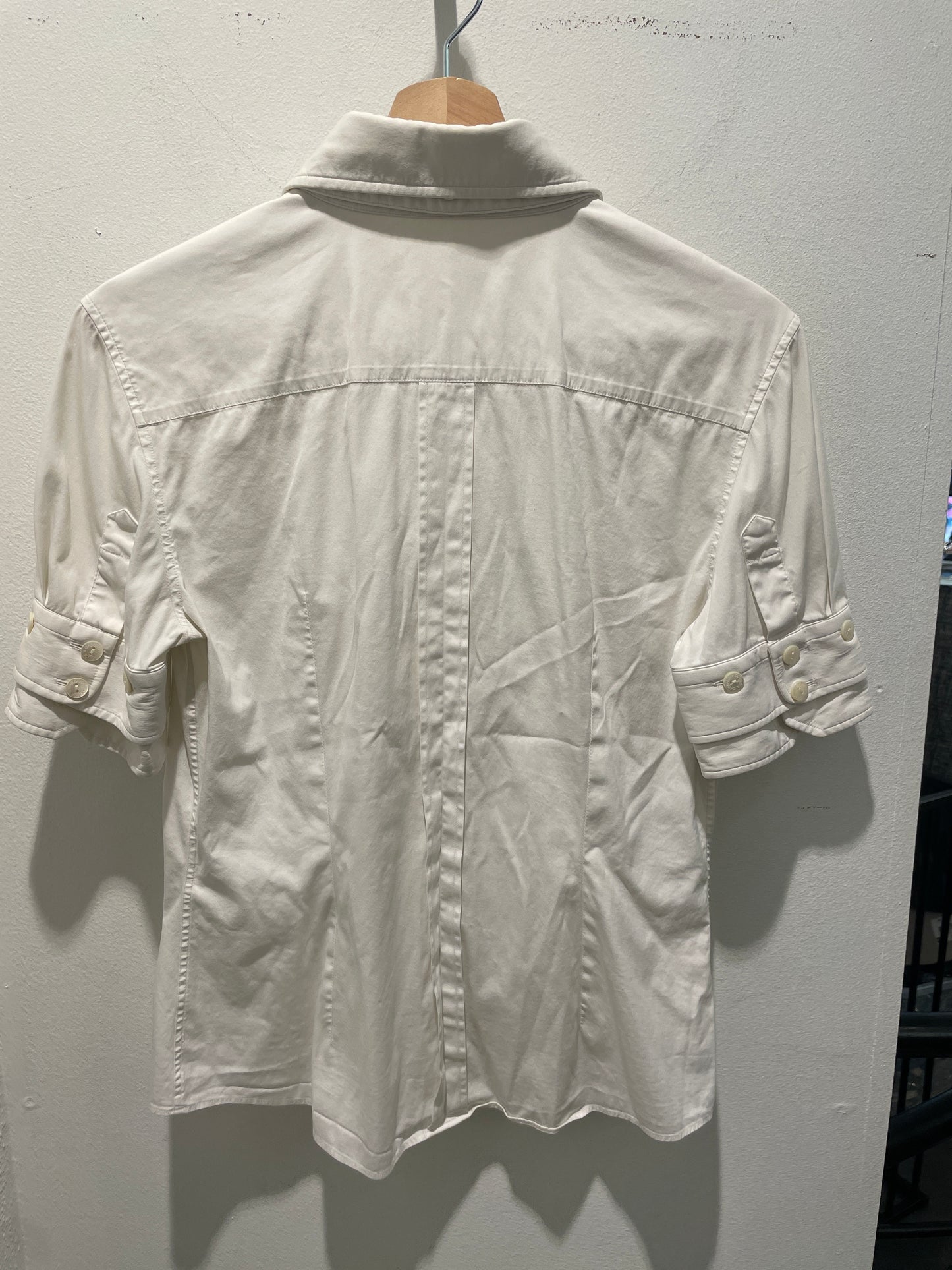 Dolce & Gabbana Shirt with Detachable Collar – Off-White -  EU38
