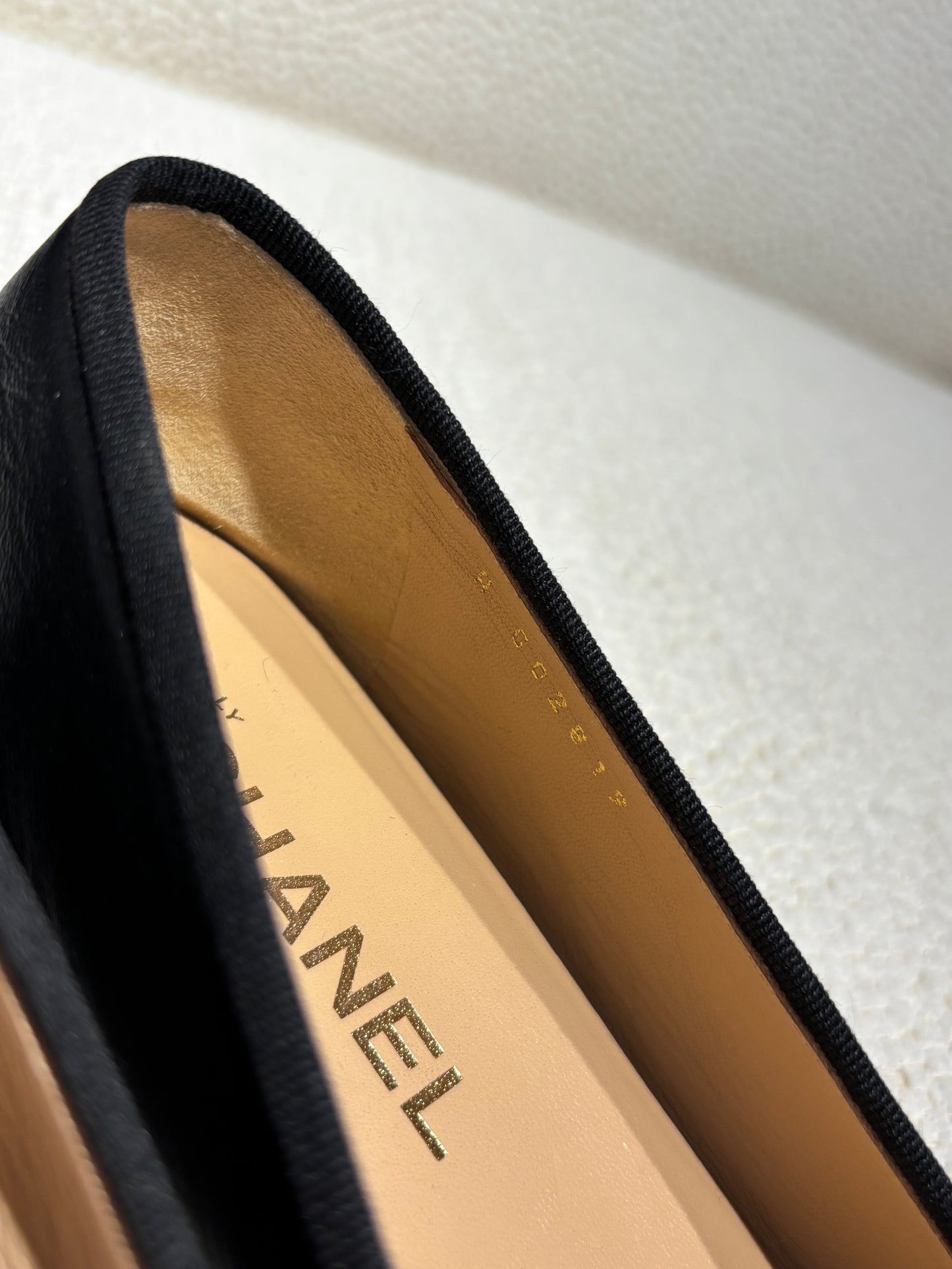 Chanel ballerinas - Black lambskin & patent leather - EU 39,5 - 2025 Collection