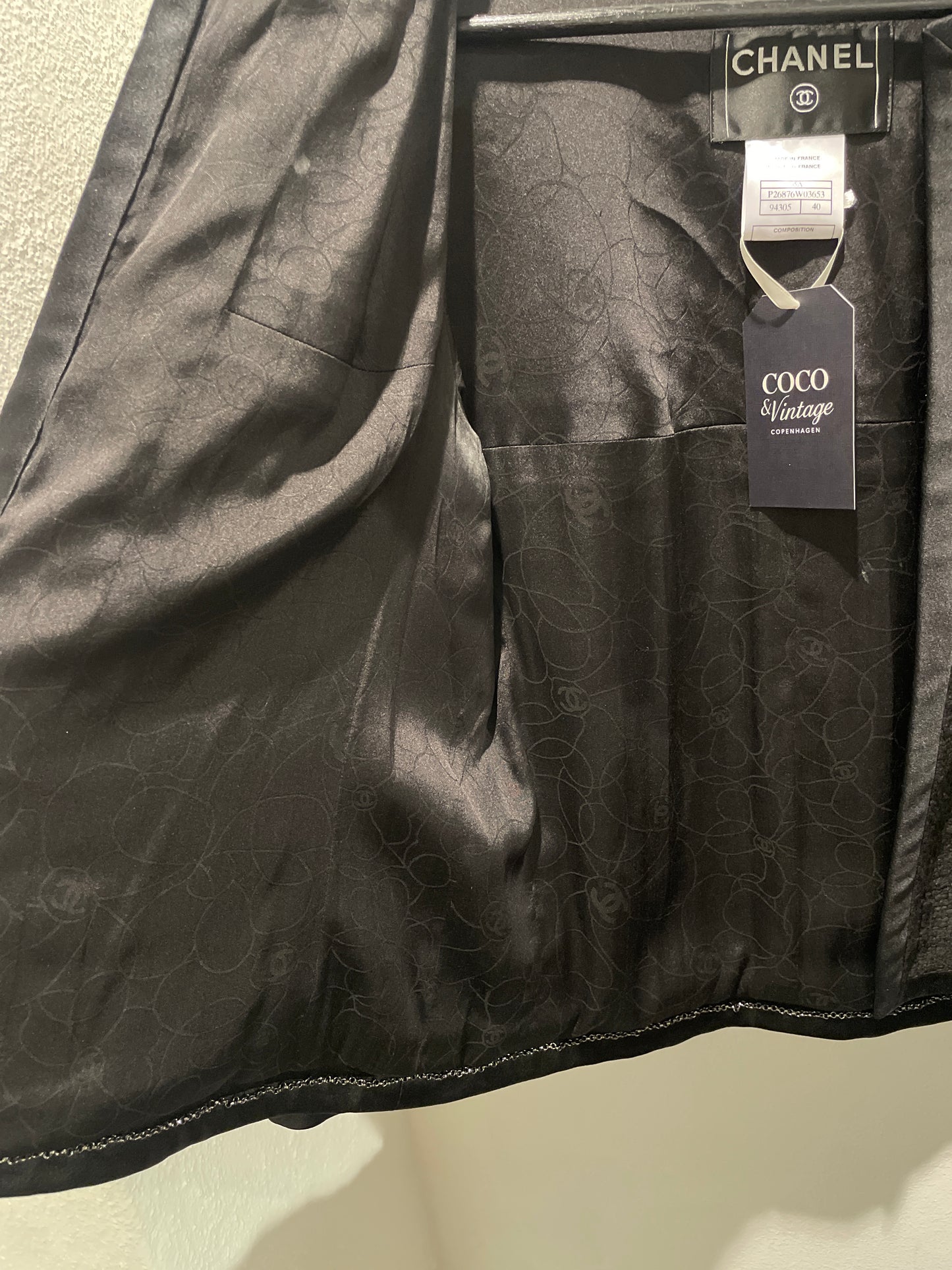 Chanel Jacket – Black - EU38