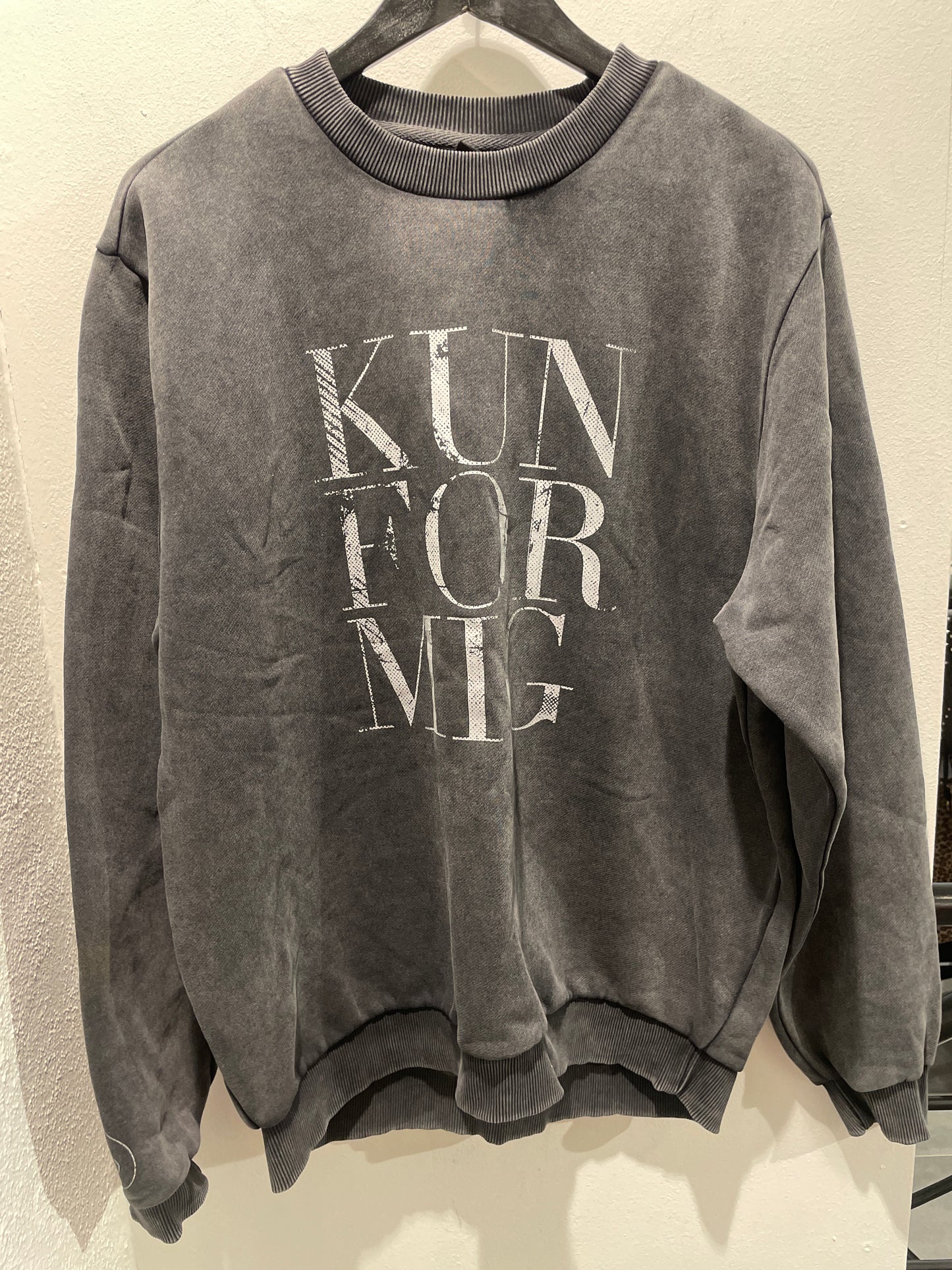 KUN FOR MIG - Sweatshirt - Antracite - Medinas Wardrobe - M
