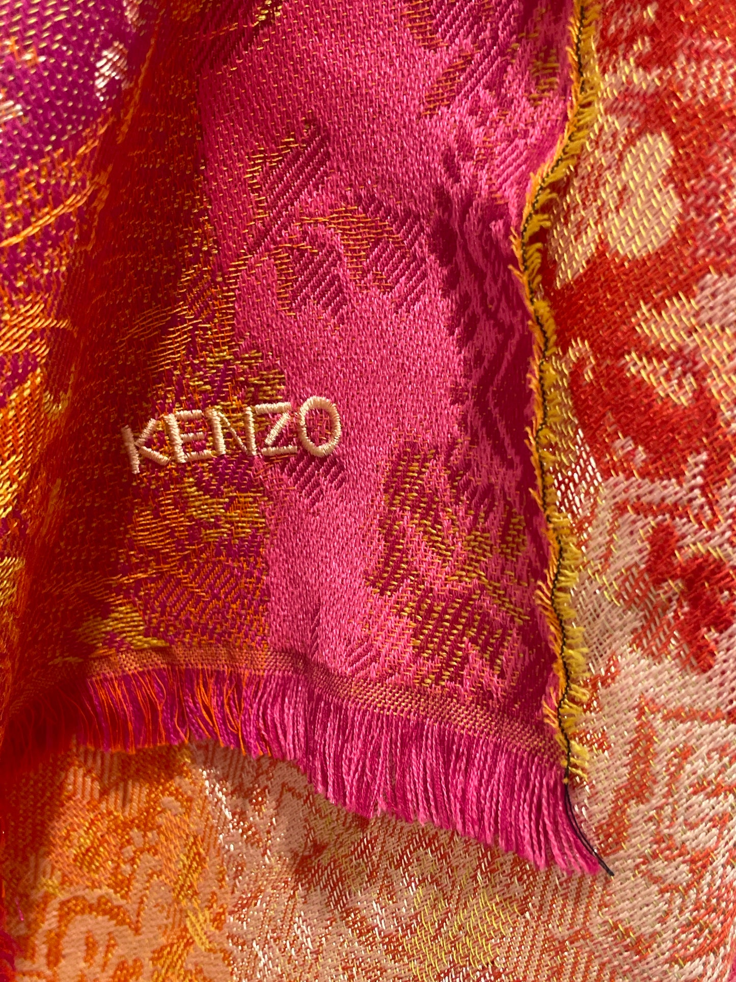 Kenzo Scarf - 180 x 70 cm - with Logo