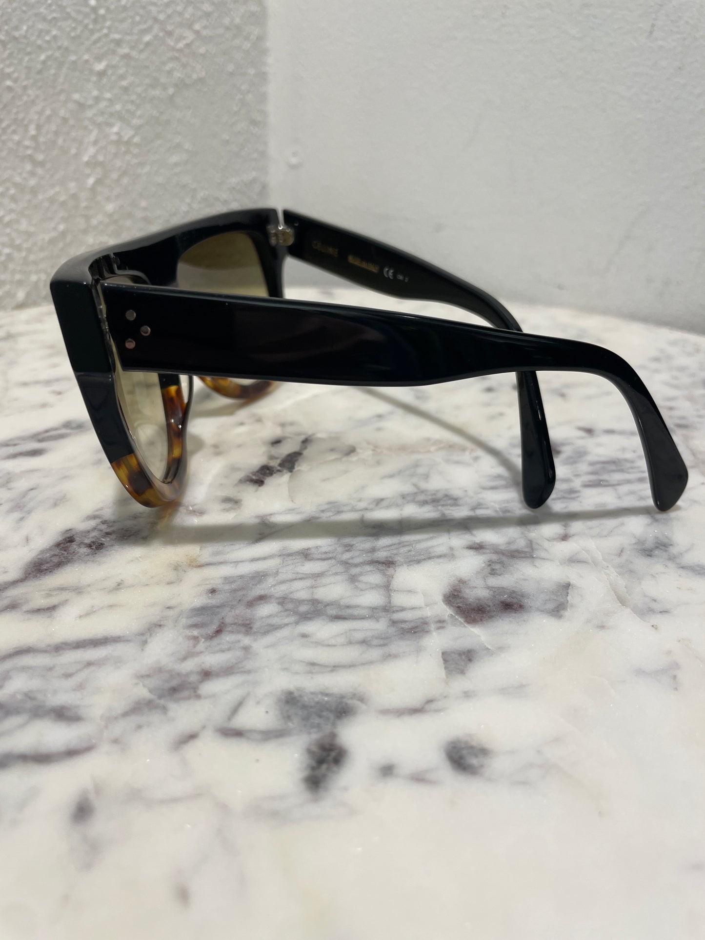 Celine Shadow Sunglasses – One Size / Black Tortoise