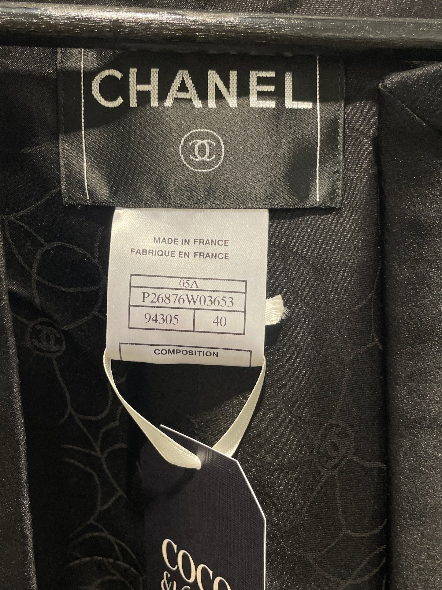 Chanel Jacket – Black - EU38