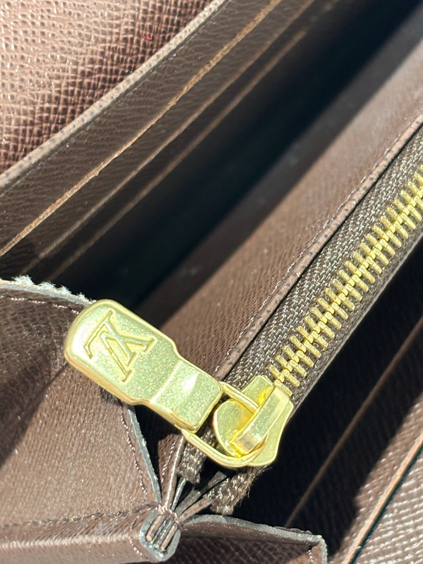 Louis Vuitton Wallet – Damier Ebene Canvas in Brown