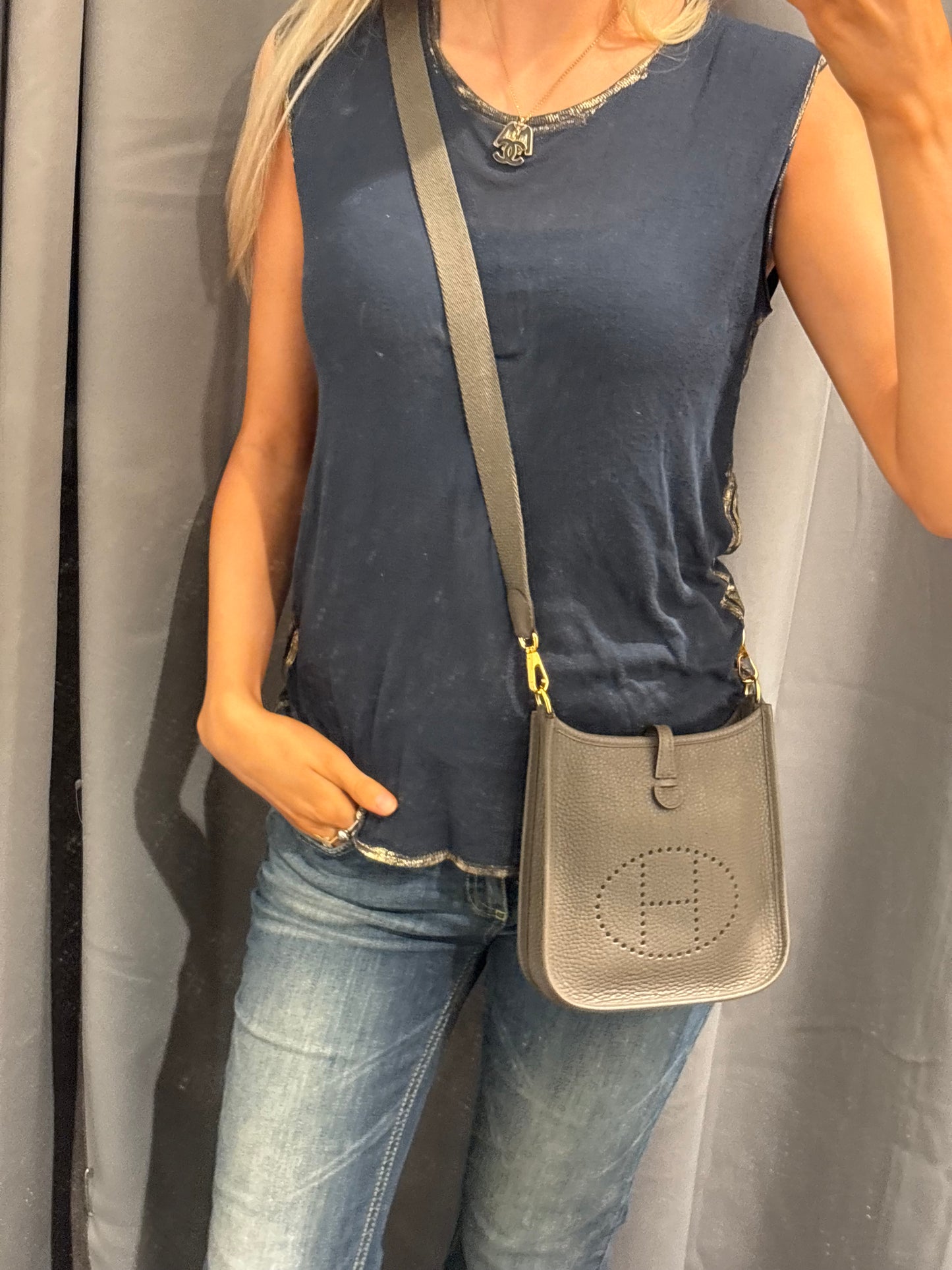 Hermés Evelyn Mini 16 - Etoupe - Brand New Full Set