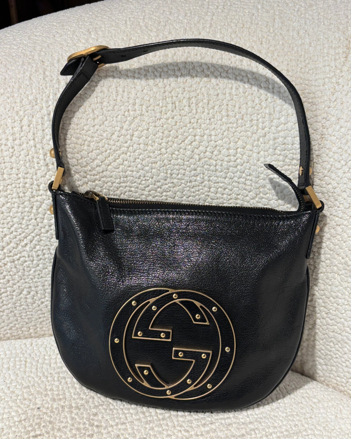 Gucci Blondie Bag - Black Leather & Hold Hardware