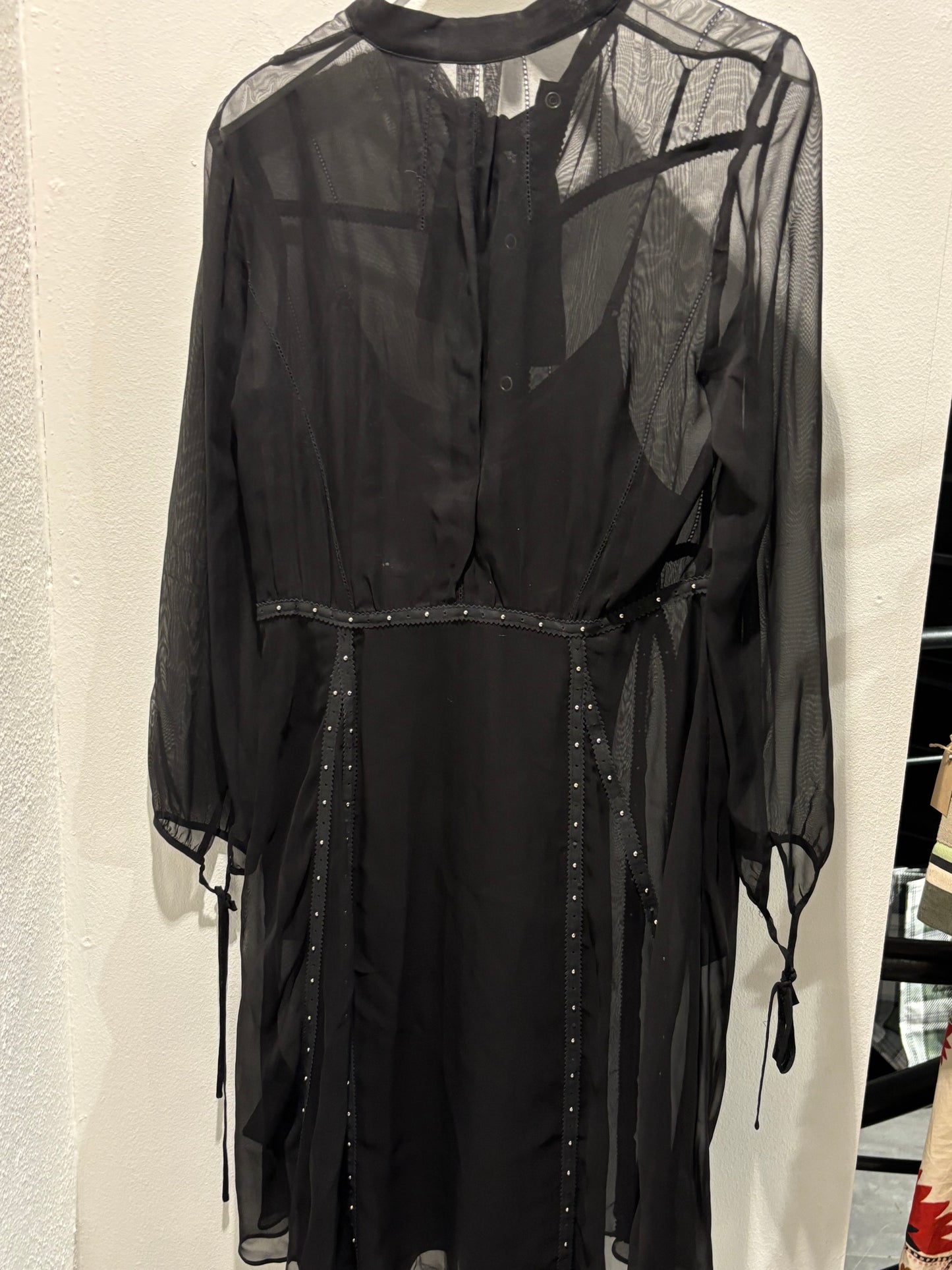 Coach - unique vegan silk dress -  Sz 2 /XS