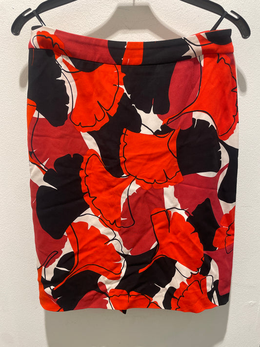 Hugo Boss Graphic Ginkgo Print Pencil Skirt - S
