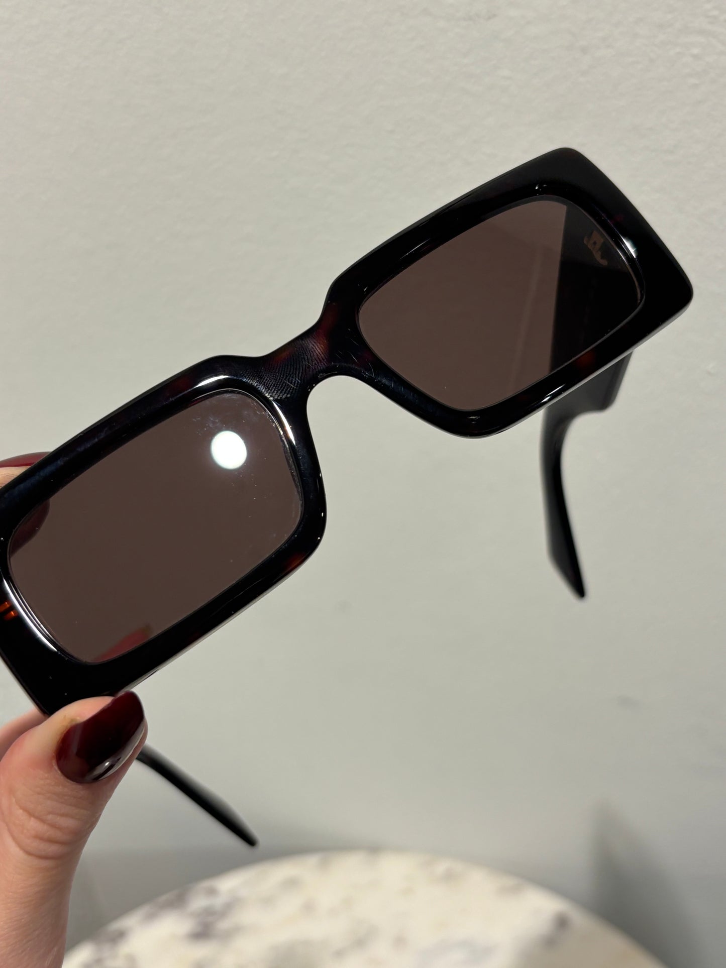 Prada Sunglasses - Tortoise with Logo - Medinas Wardrobe
