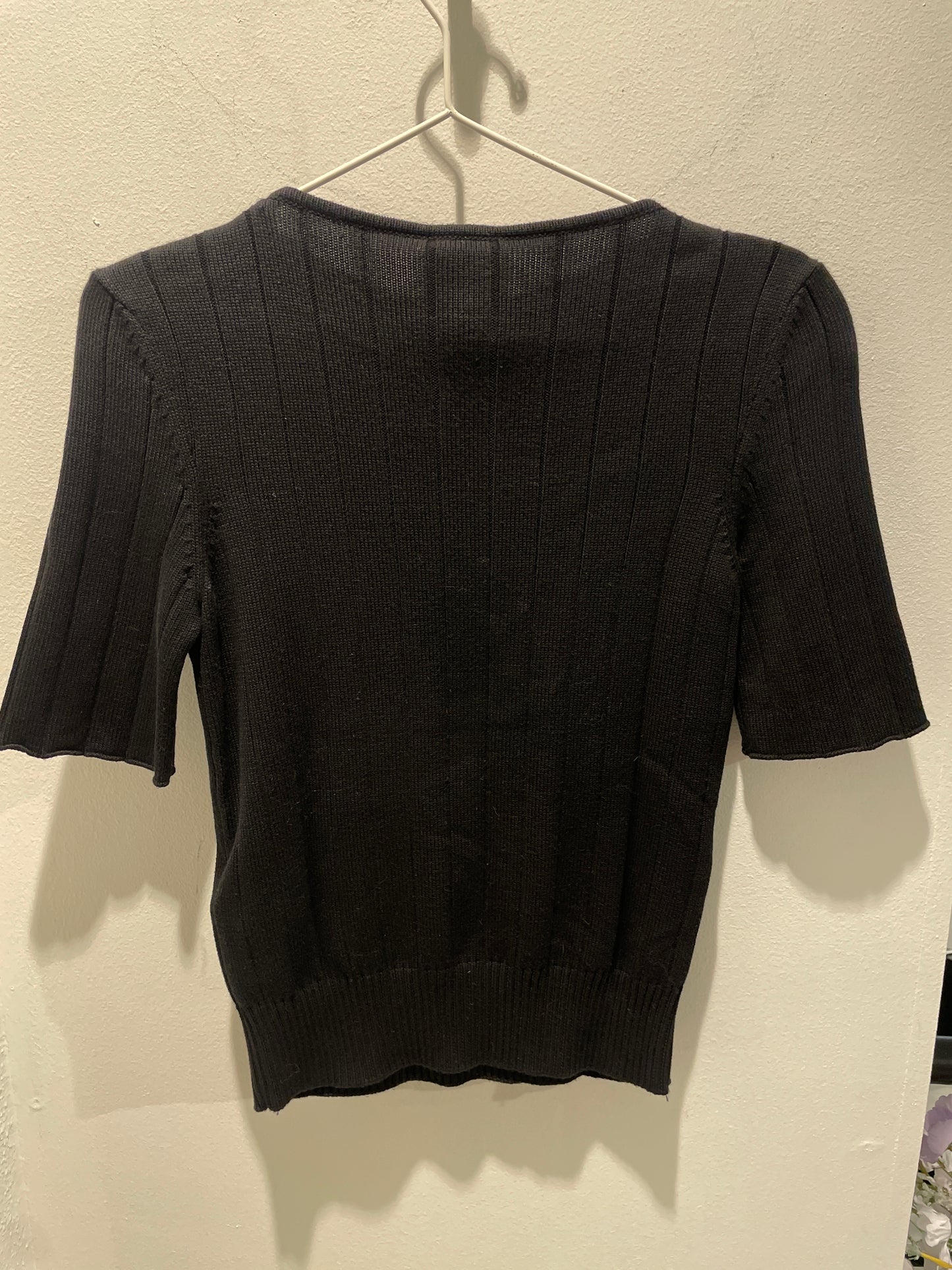 Chanel Tee – Cotton in Black - EU38