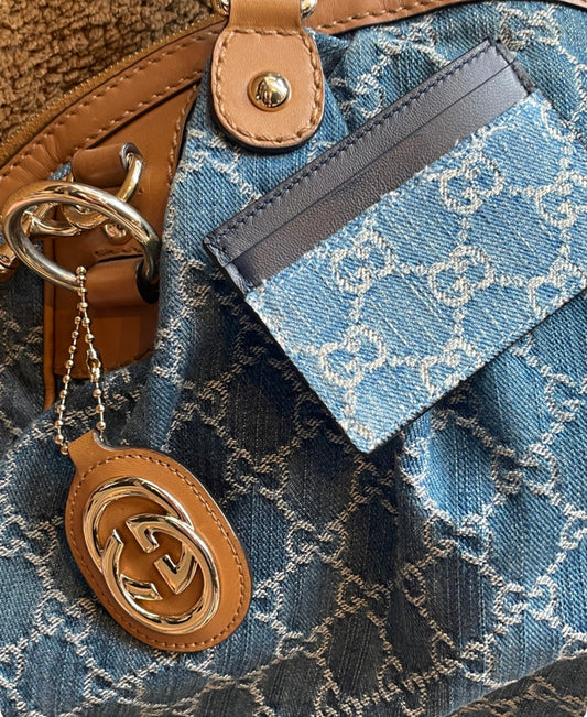 Gucci - Denim kortholder