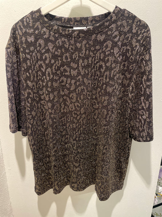 Saint Tropez Top - Black & gold - L