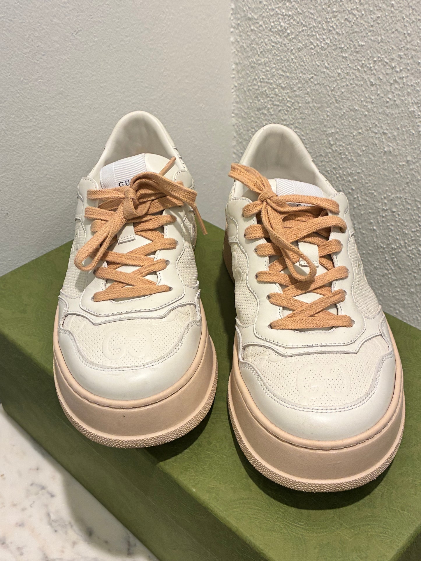 Gucci Sneakers - White & Rose - EU 39,5