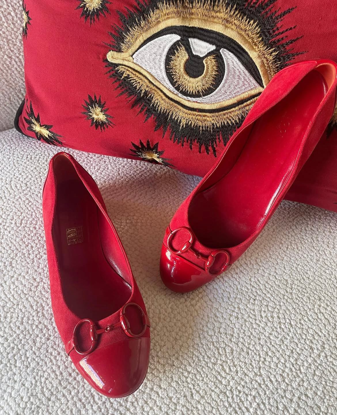 Gucci - Ballerinas m. Bidsel - Str. 38,5